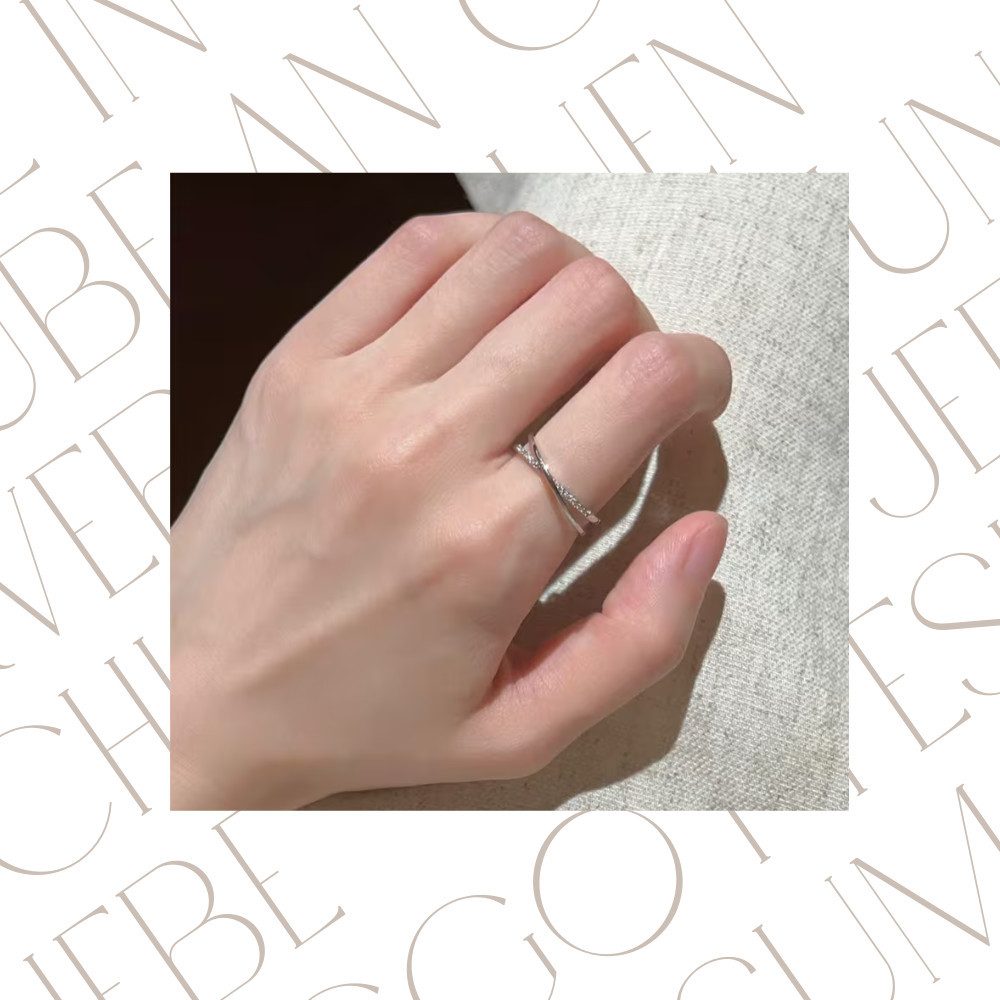XCOAST Fingerring 925 Sterling Silber X-Ring Damen – Minimalistisch & Hypoa günstig online kaufen