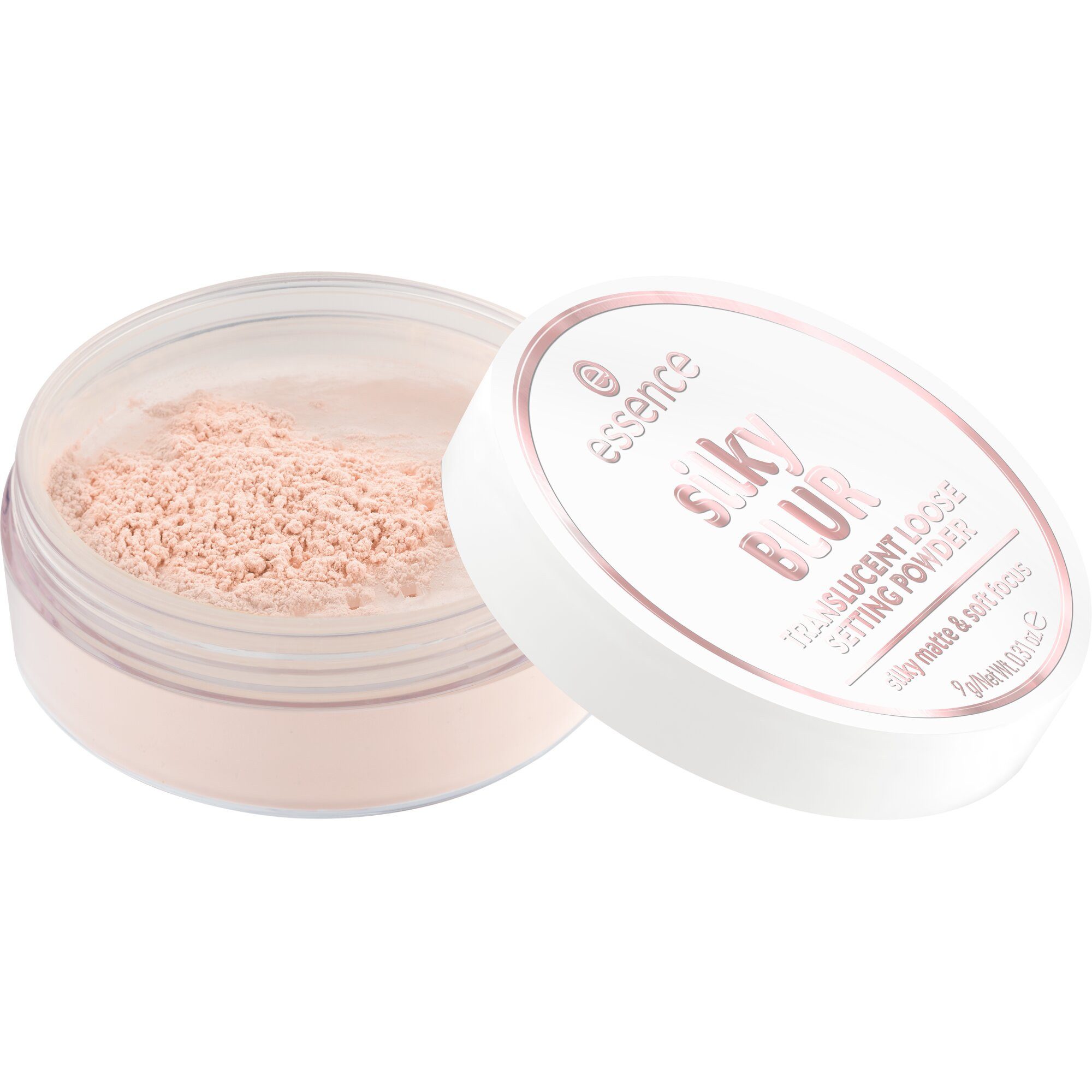 Essence Puder silky BLUR TRANSLUCENT LOOSE SETTING POWDER, 3-tlg.