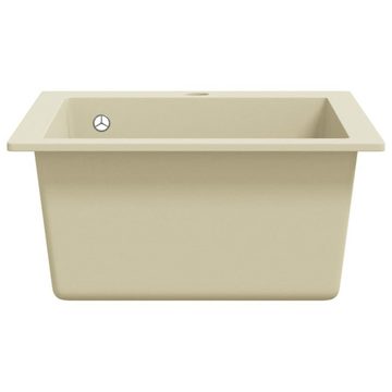 vidaXL Granitspüle Granitspüle Einzelbecken Beige, 50/42.5 cm