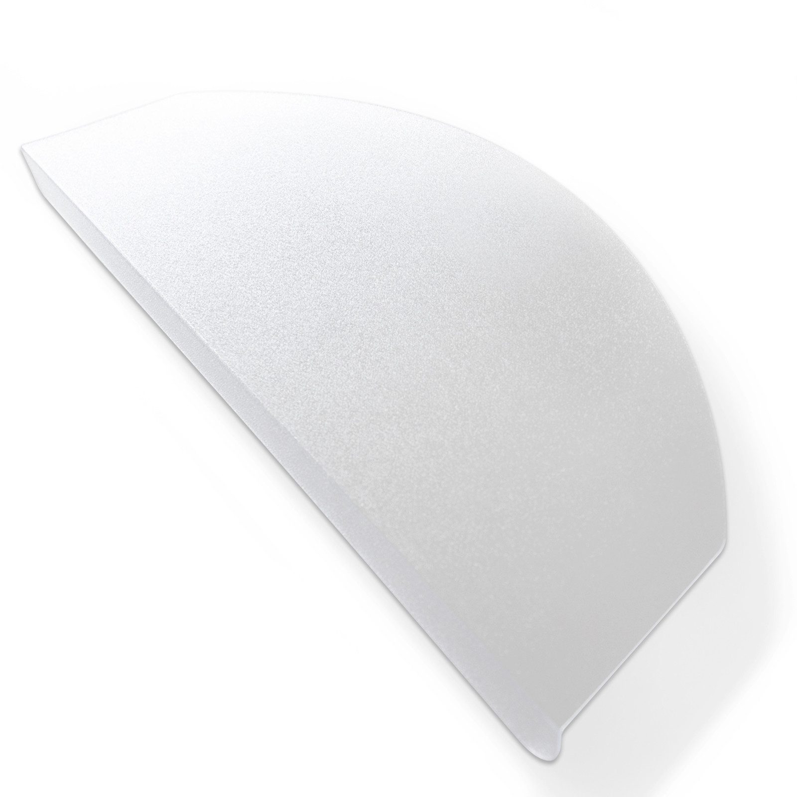 Karat Stufenmatte Arktik, Transparenter Treppenschutz, Halbrund, Halbrund oder Rechteckig