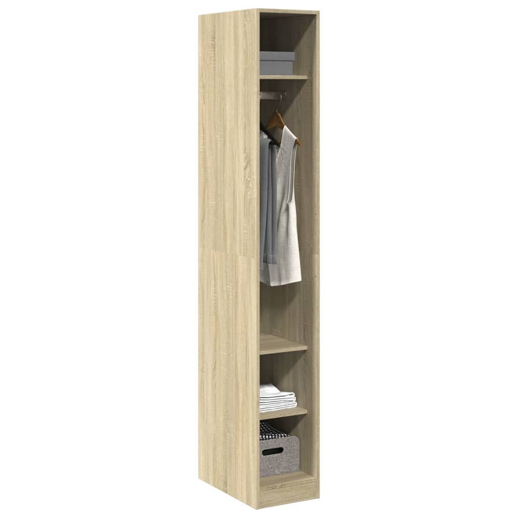 vidaXL Kleiderschrank 30 x 50 x 200 cm Kleiderschrank Sonoma Eiche 30x50x200 cm Spanplatte