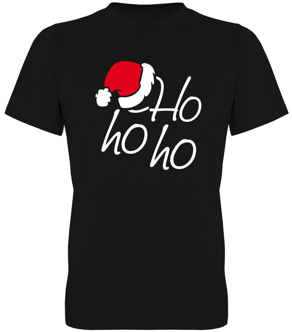 G-graphics T-Shirt Ho ho ho mit Santa´s Mütze Herren T-Shirt mit schönem Winter- & Weihnachtsmotiv