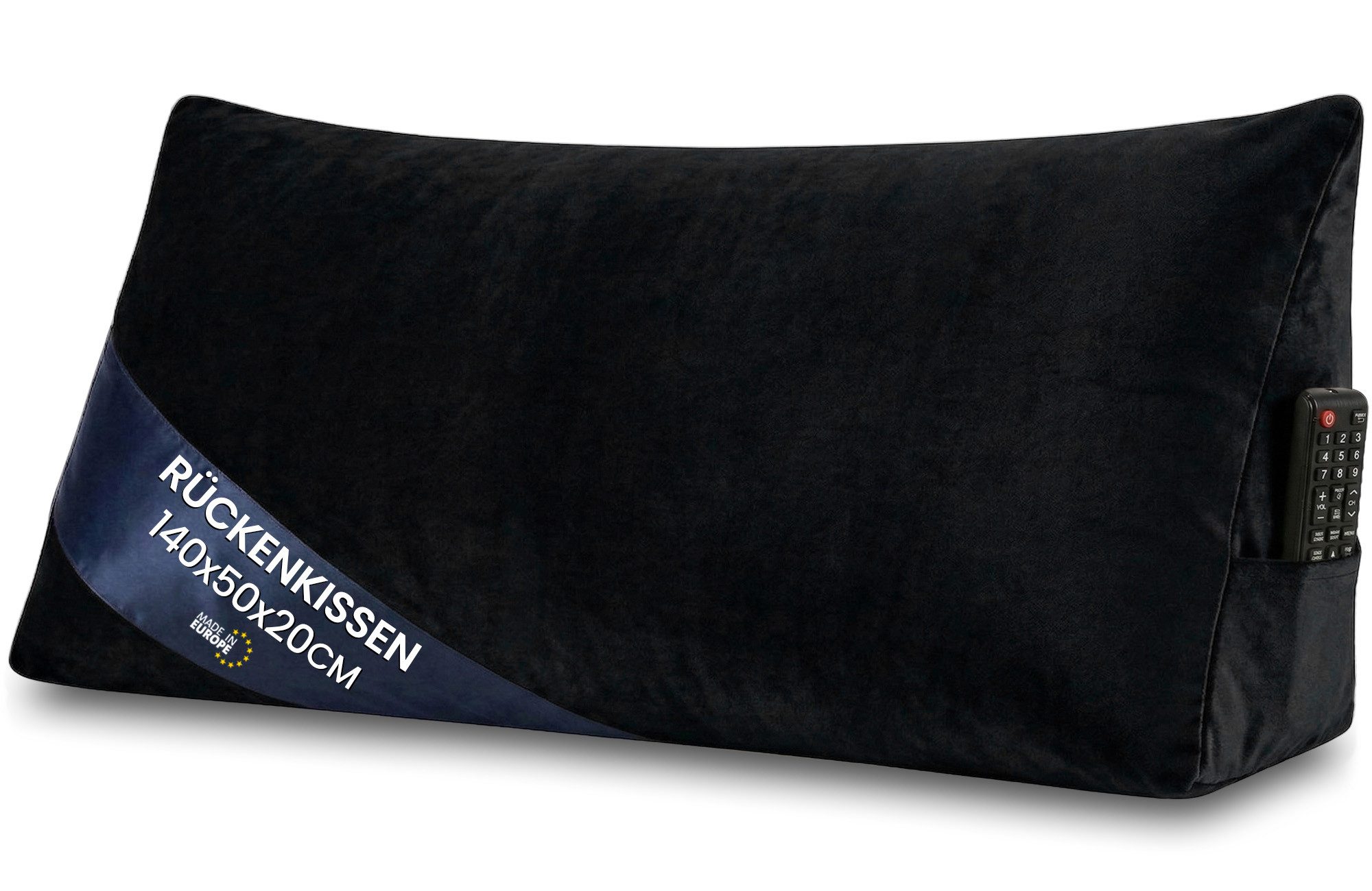 Amazinggirl Rückenkissen Keilkissen Cord Kissen 70x40 cm - Lesekissen für Bett Sofa und Couch von Amazinggirl