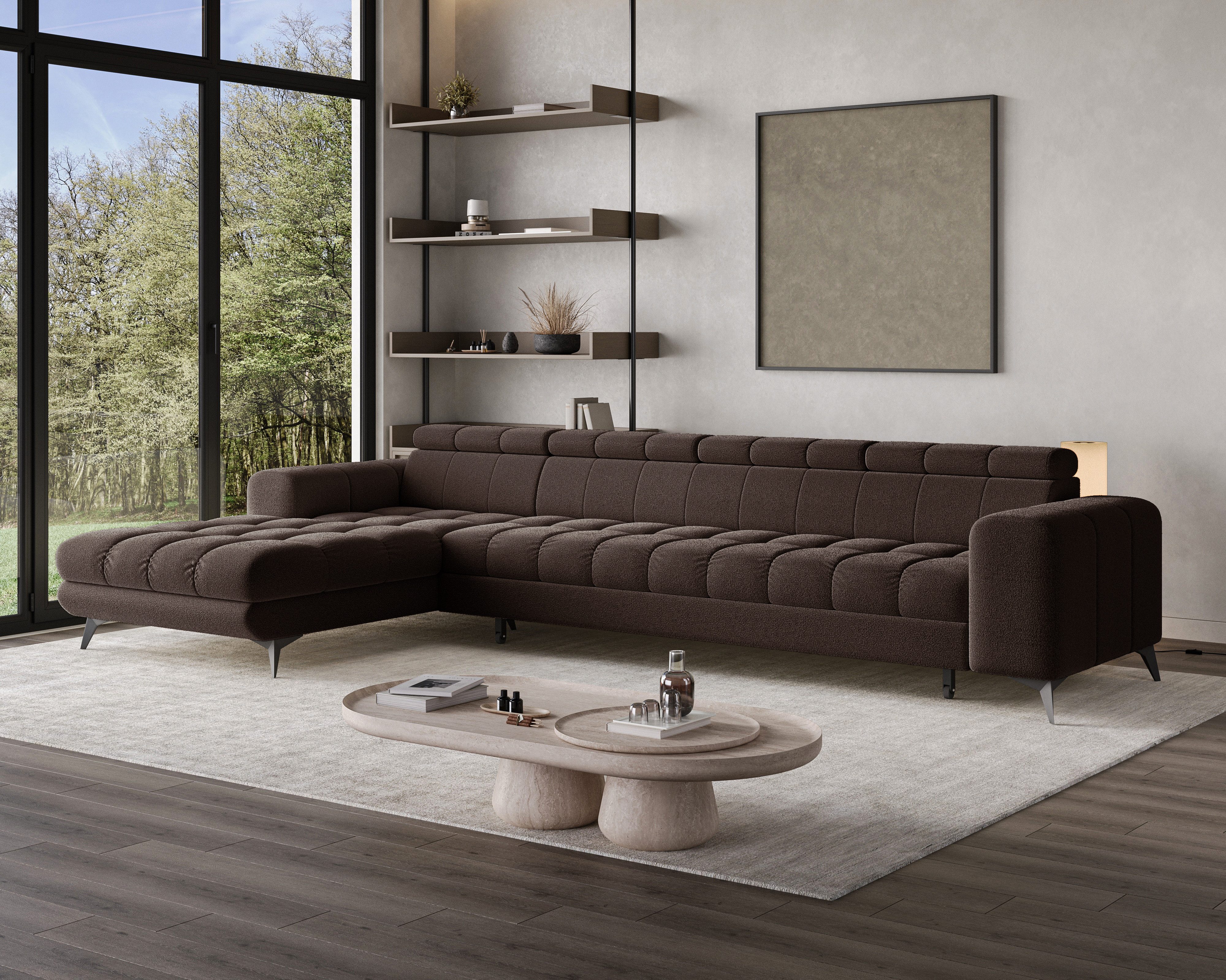 Chilly Möbel Ecksofa Großes L – luxuriöser Komfort, 335x74 cm, Rechts, Quelle 25