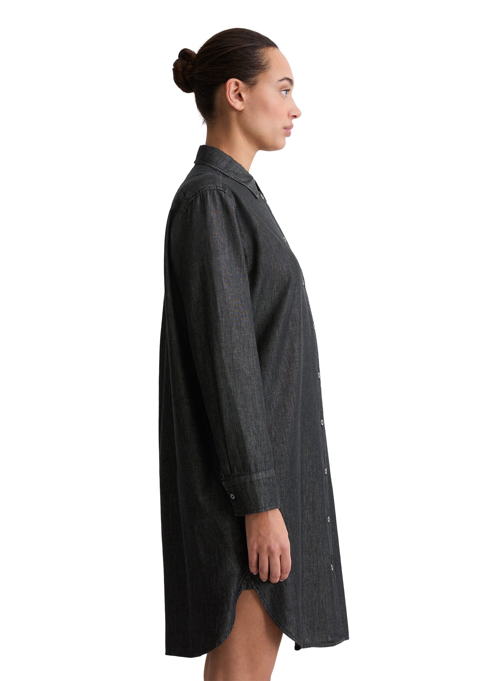 Marc O'Polo Hemdblusenkleid aus Baumwoll-Chambray