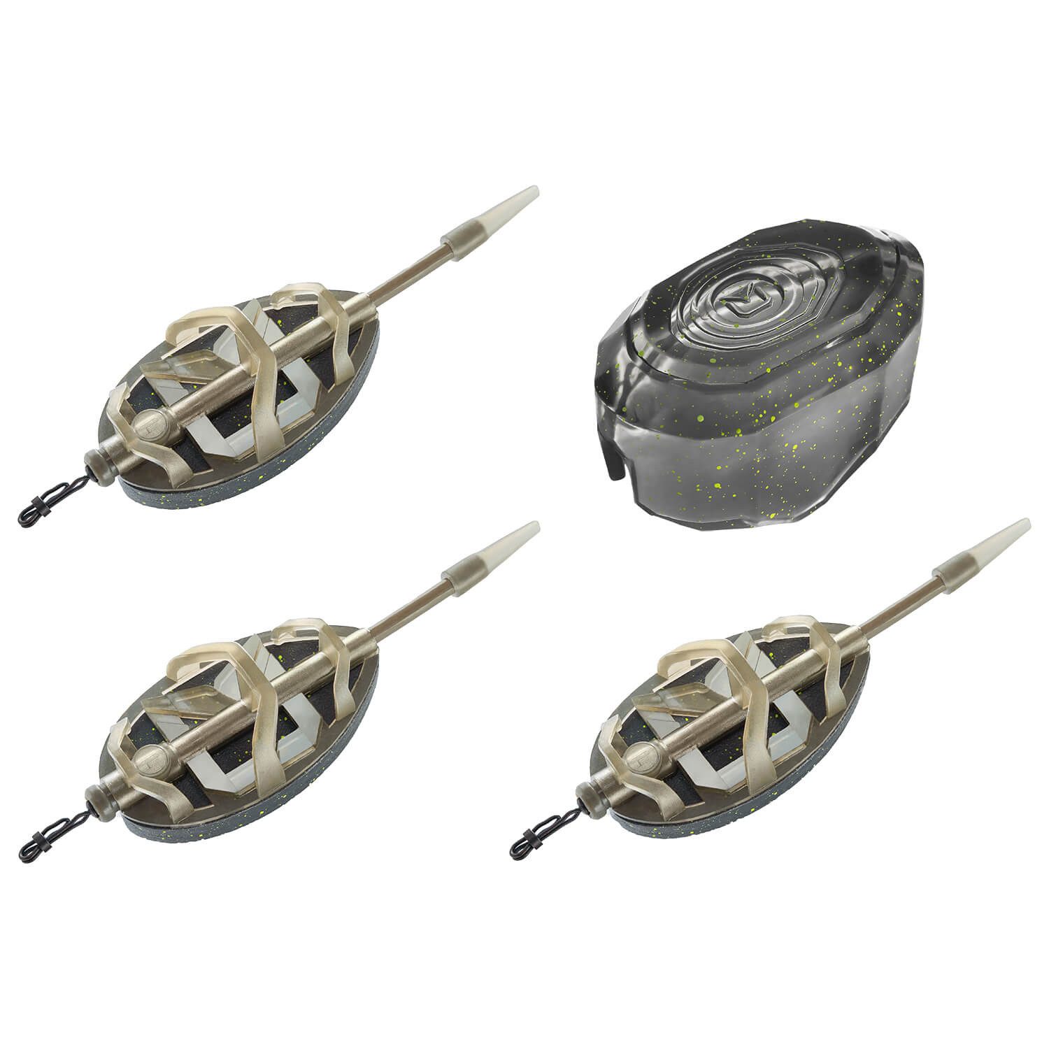 Delphin.sk Feederkorb Delphin Quix Method Feeder Futterkorb 3+1 Set Silikonform Feederangeln