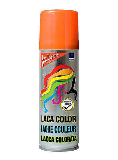Metamorph Theaterschminke Color Haarspray Orange- Farbspray, Bunte Farbe für die Haare im Handumdrehen