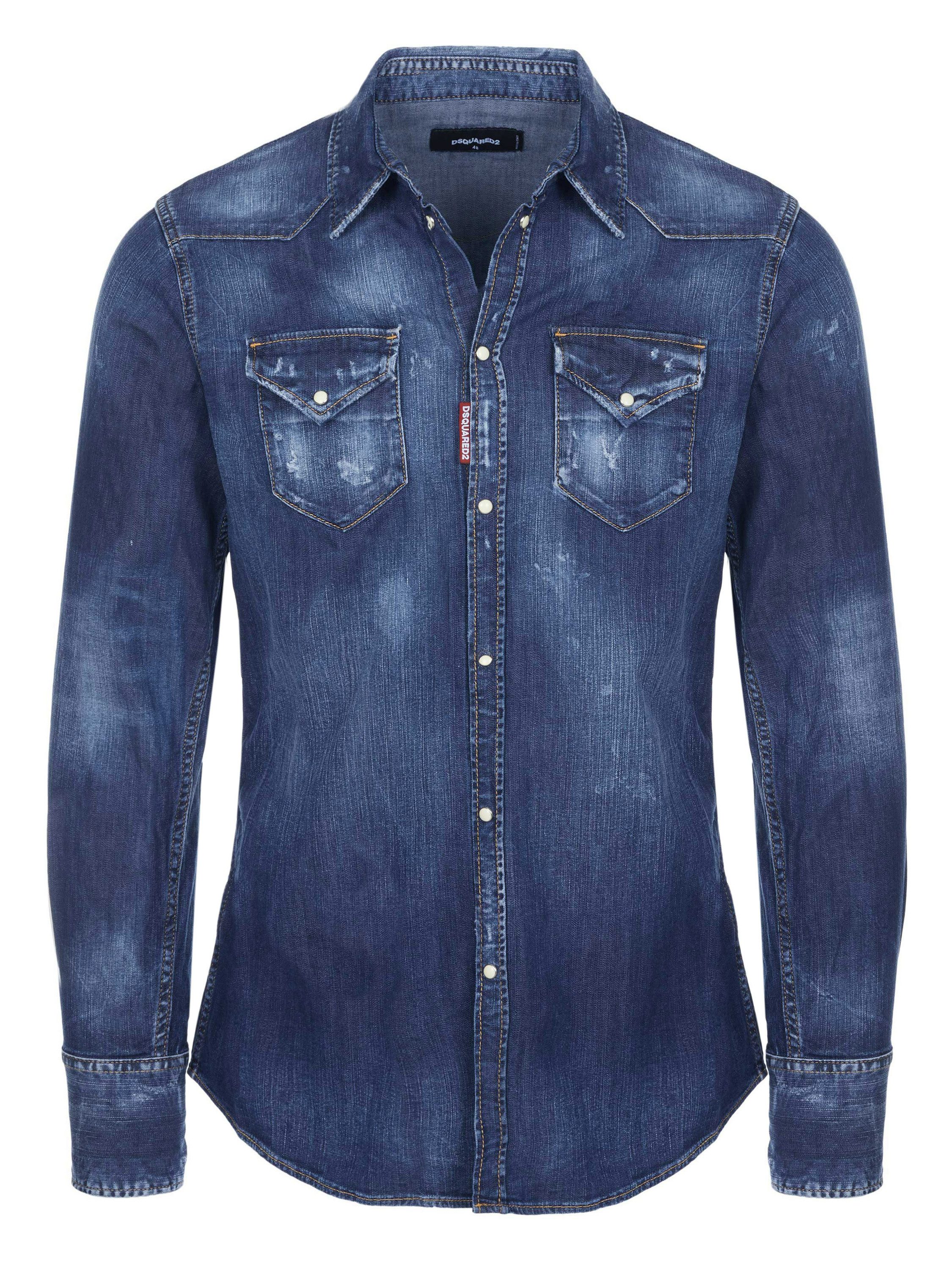 Dsquared2 Outdoorhemd Hemd für Herren (1-tlg)