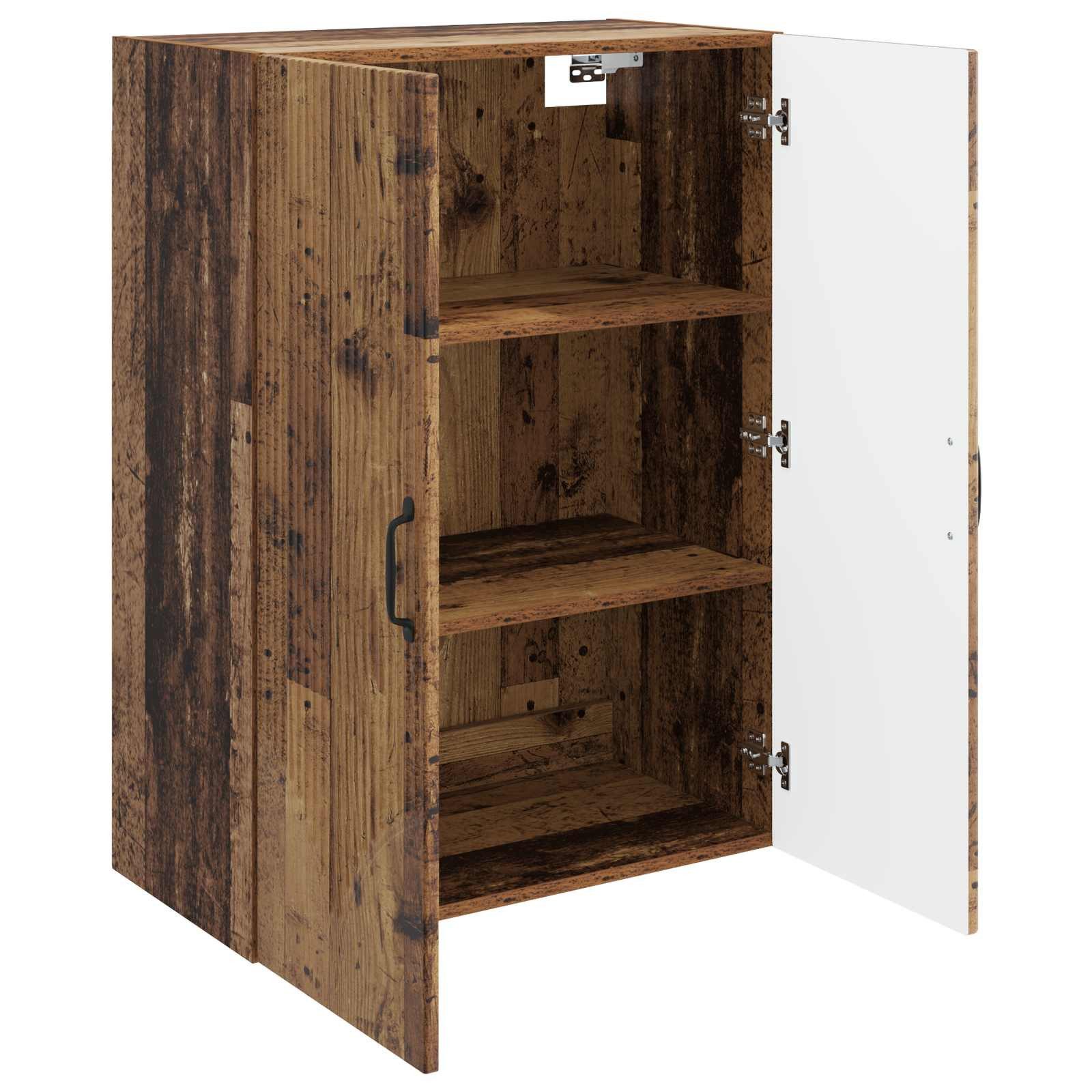 vidaXL Schranksystem Wandschrank 66 x 34,5 x 90 cm Holzwerkstoff Altholz (1-St)