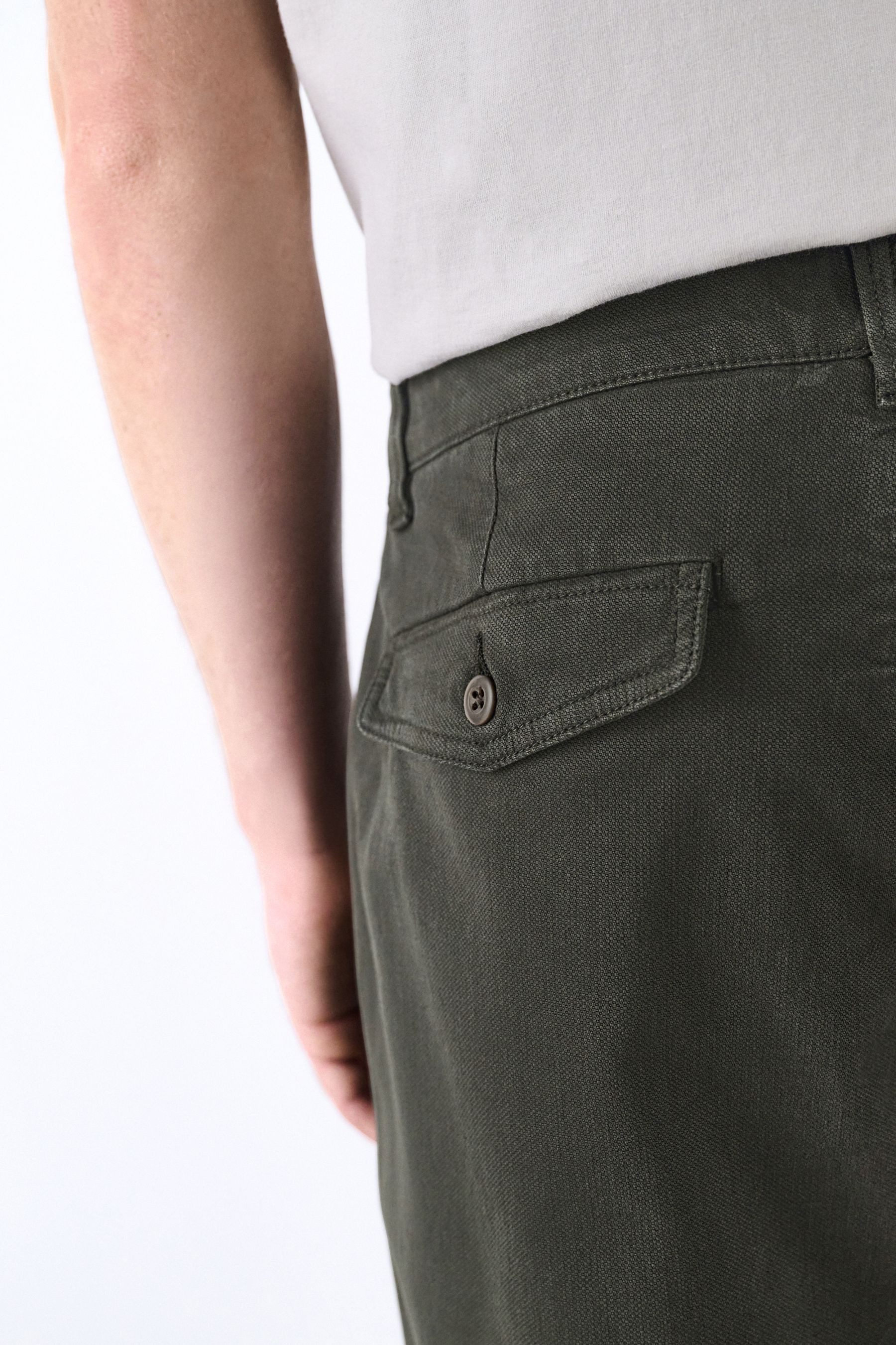 Next Stretch-Hose Regular Fit Chinohose im Utility-Stil mit Stretch (1-tlg)