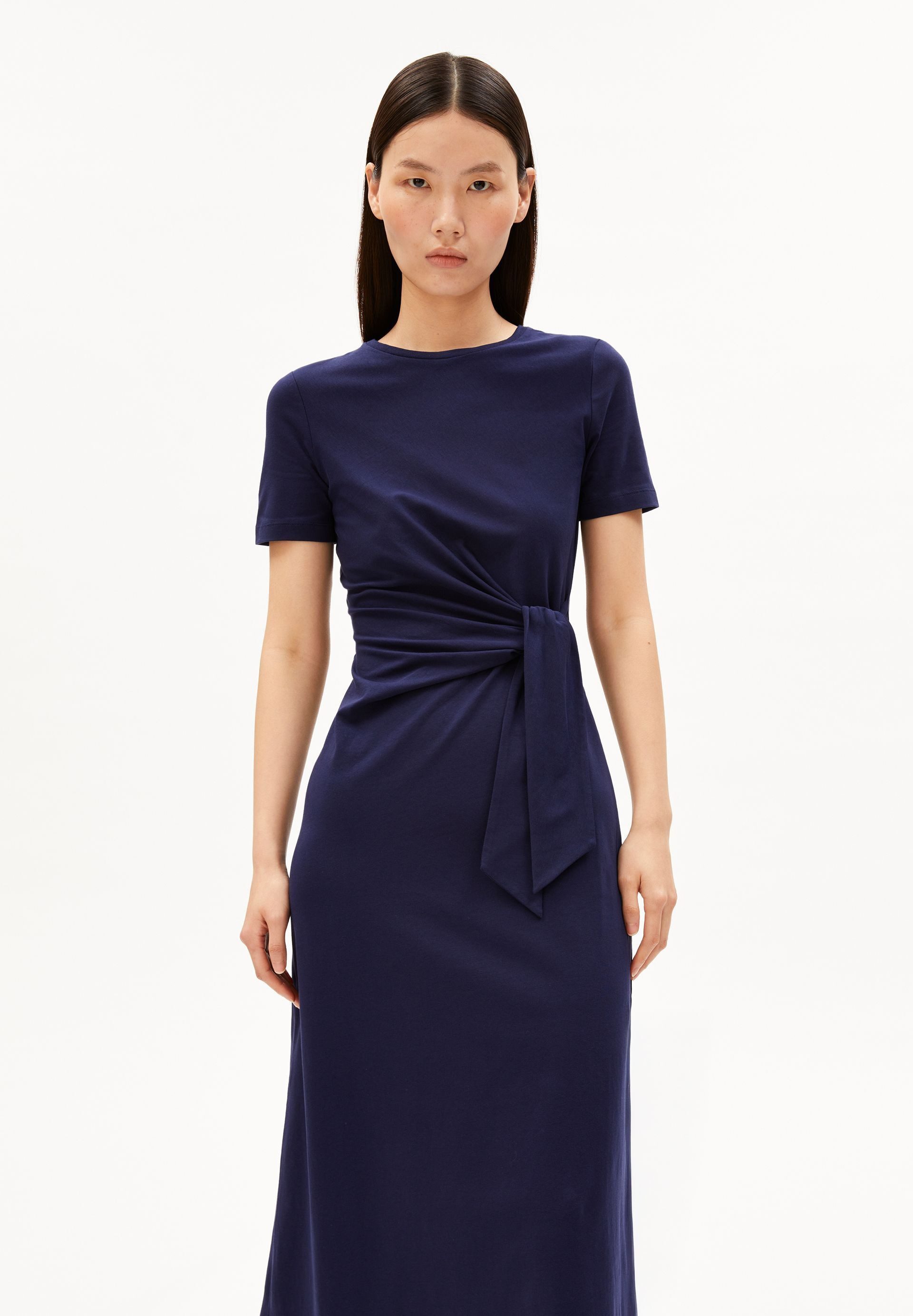 Armedangels Jerseykleid JELTAA Jerseykleid aus Bio-Baumwoll Mix (Slim Fit) Bio-Baumwoll Mix