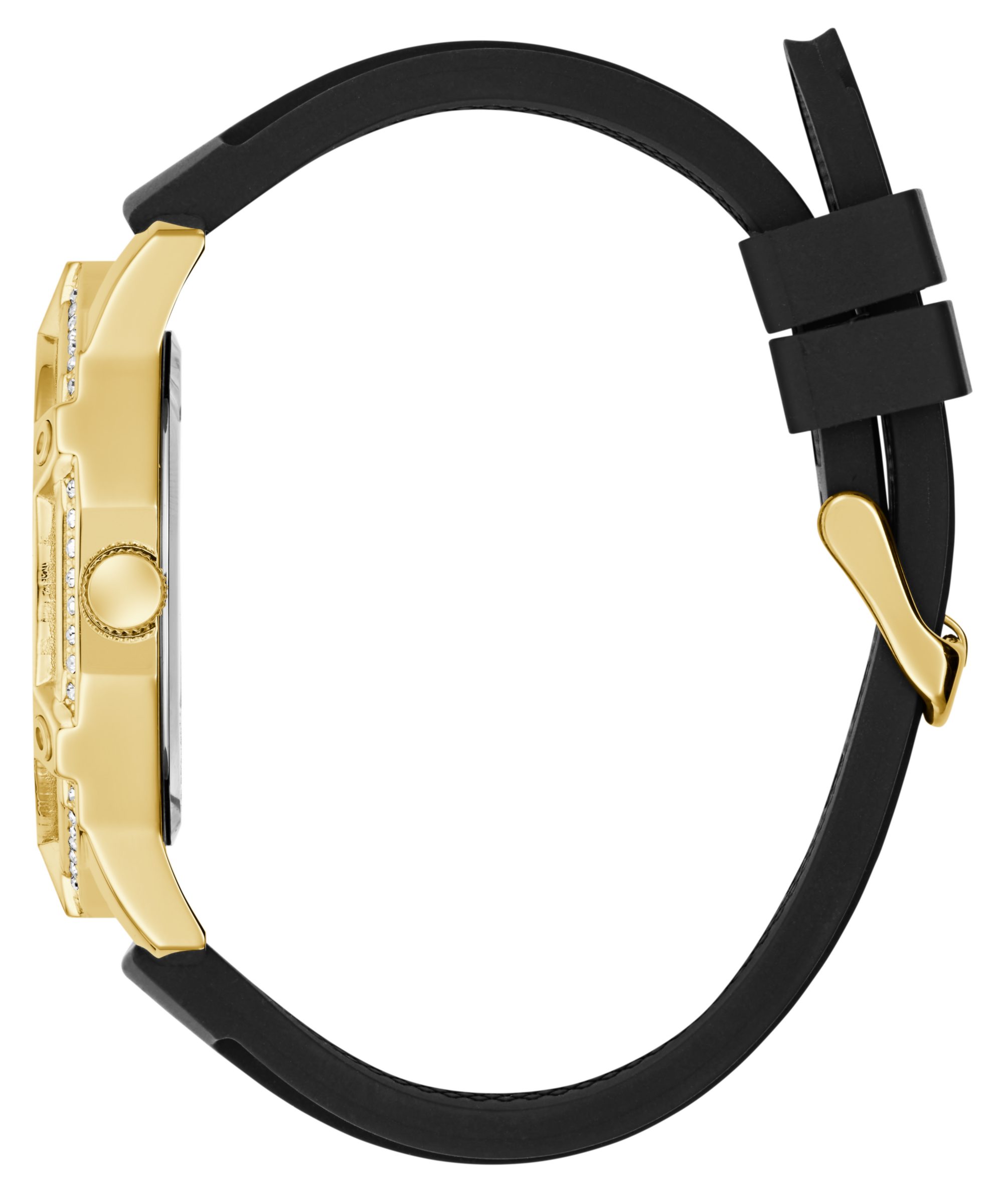 Guess Multifunktionsuhr REGAL GW0954G2, Quarzuhr, Armbanduhr, Herrenuhr, Silikonarmband, Datum