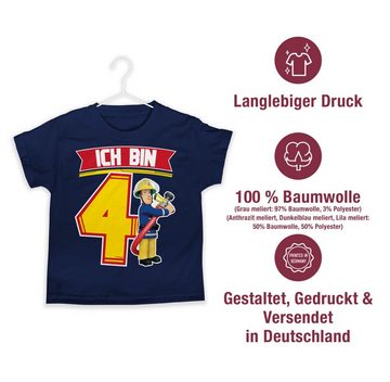 Shirtracer T-Shirt Ich bin 4 - Sam Feuerwehrmann Sam Jungen