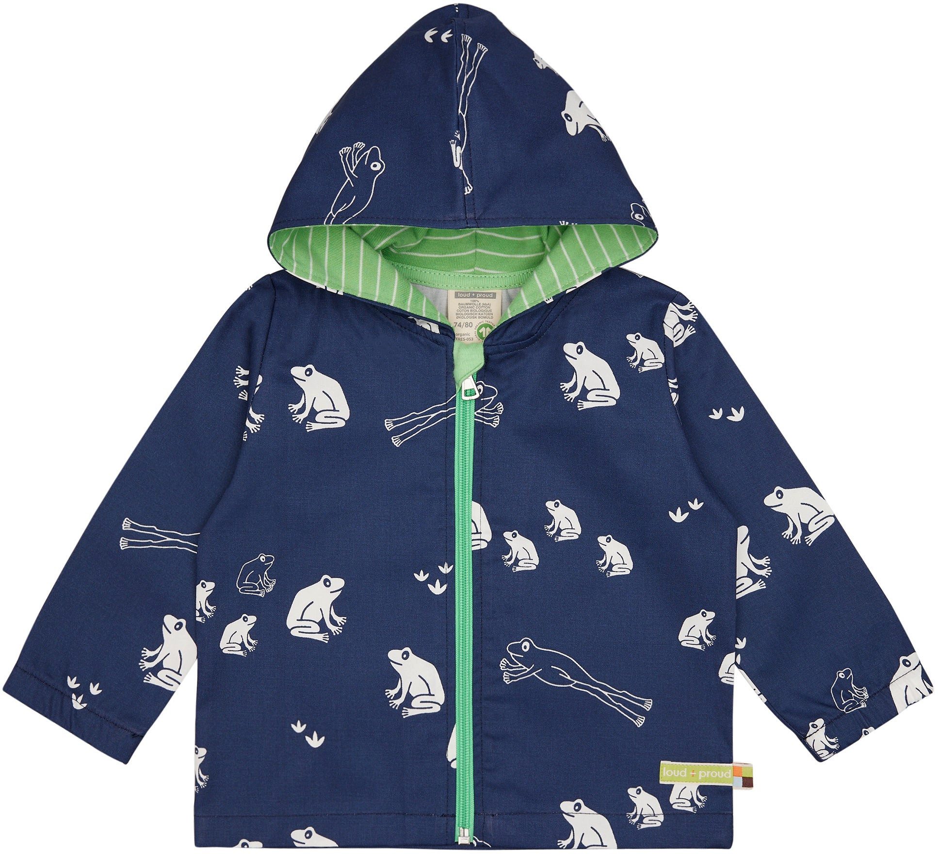 Outdoorjacke mit Druck
