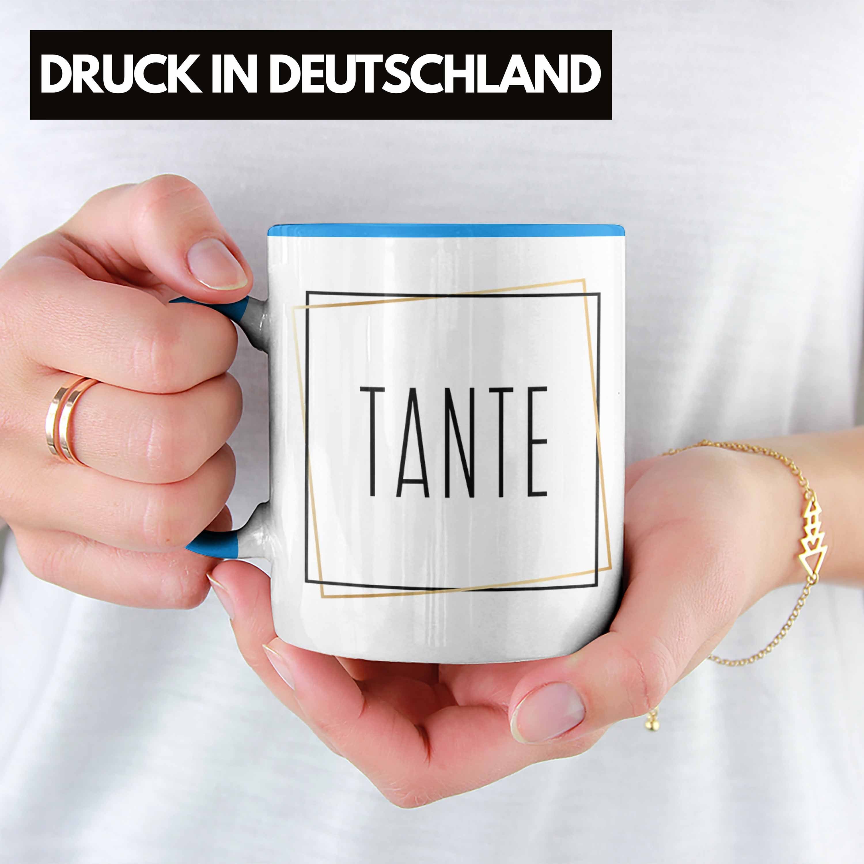 Geschenkidee Tante Tasse Trendation Trendation Geschenk Blau Beste Tante Tasse Wirst Du Tante -