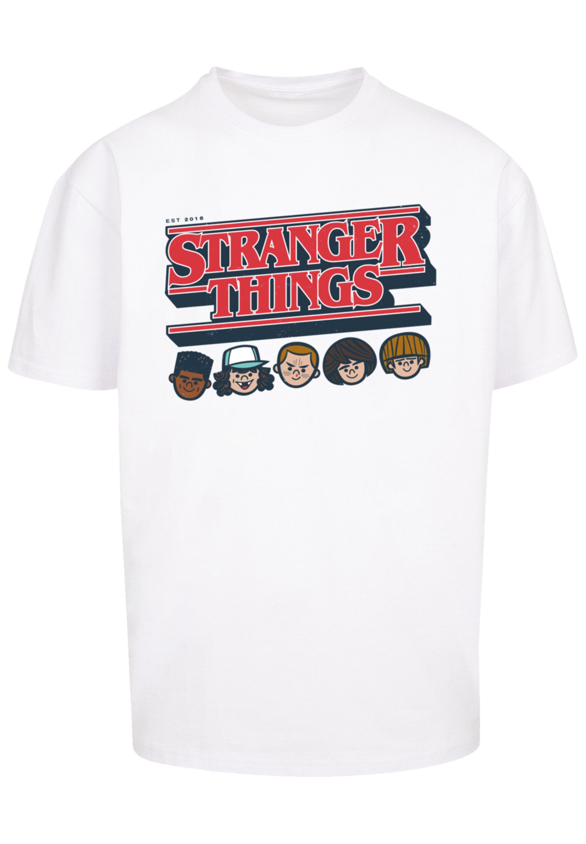 F4NT4STIC T-Shirt Stranger Things Caricature Logo Premium Qualität günstig online kaufen