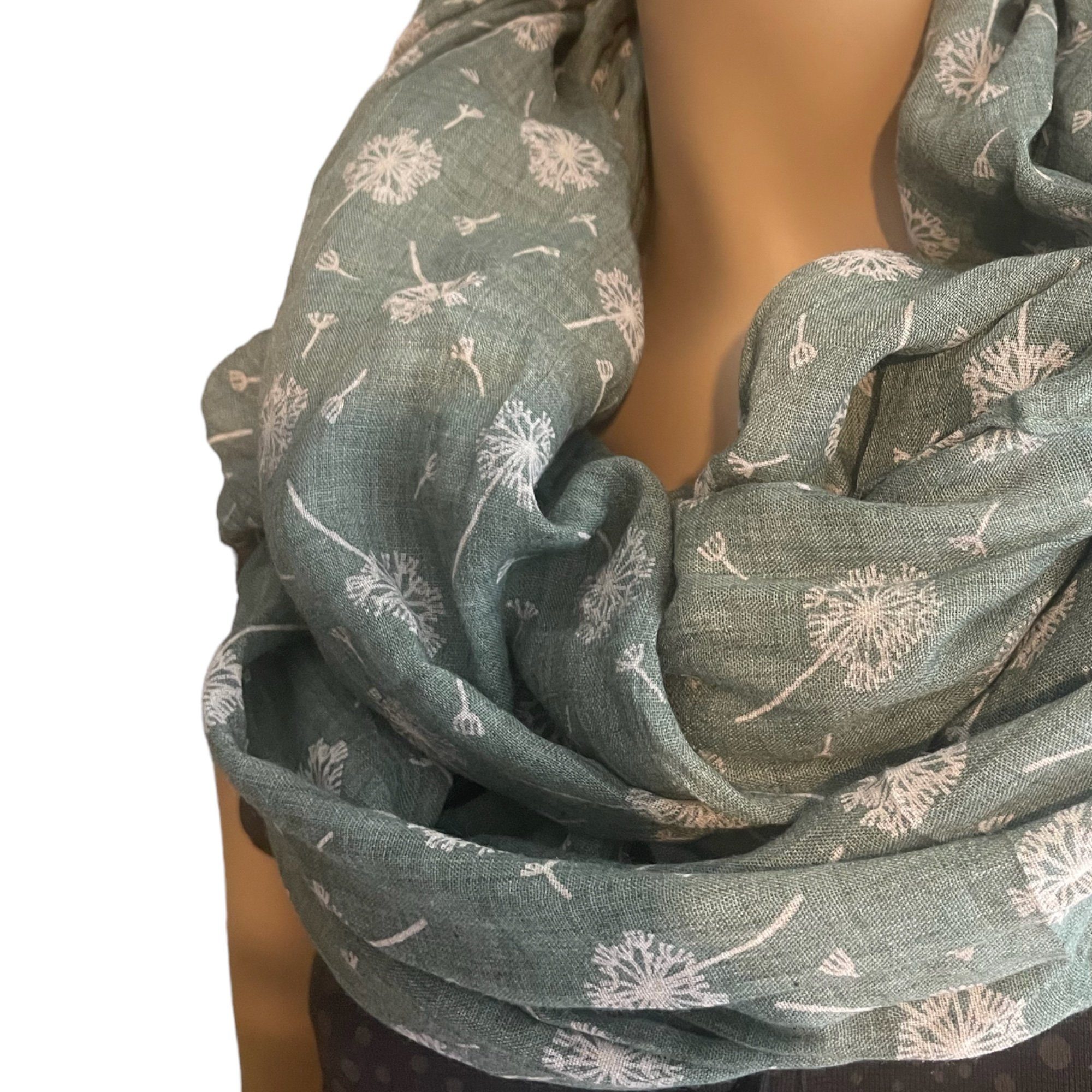 Taschen4life Loop Damen Sommer Schal SS-731 mit Pusteblumen print, Trend Mu günstig online kaufen