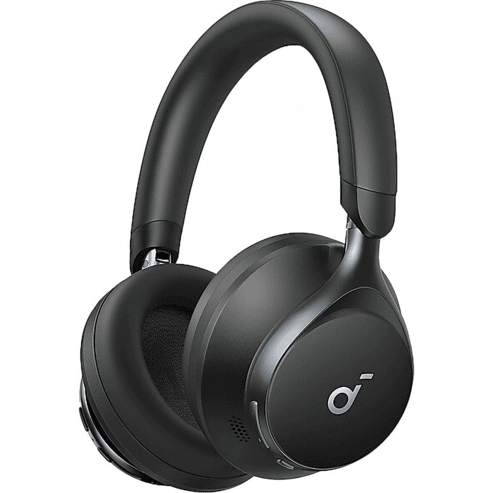 Anker soundcore Space One - Bluetooth-Kopfhörer - jet black Over-Ear-Kopfhörer (Aktive Geräuschunterdrückung, Bluetooth 5.0, Aktive Geräuschunterdrückung)