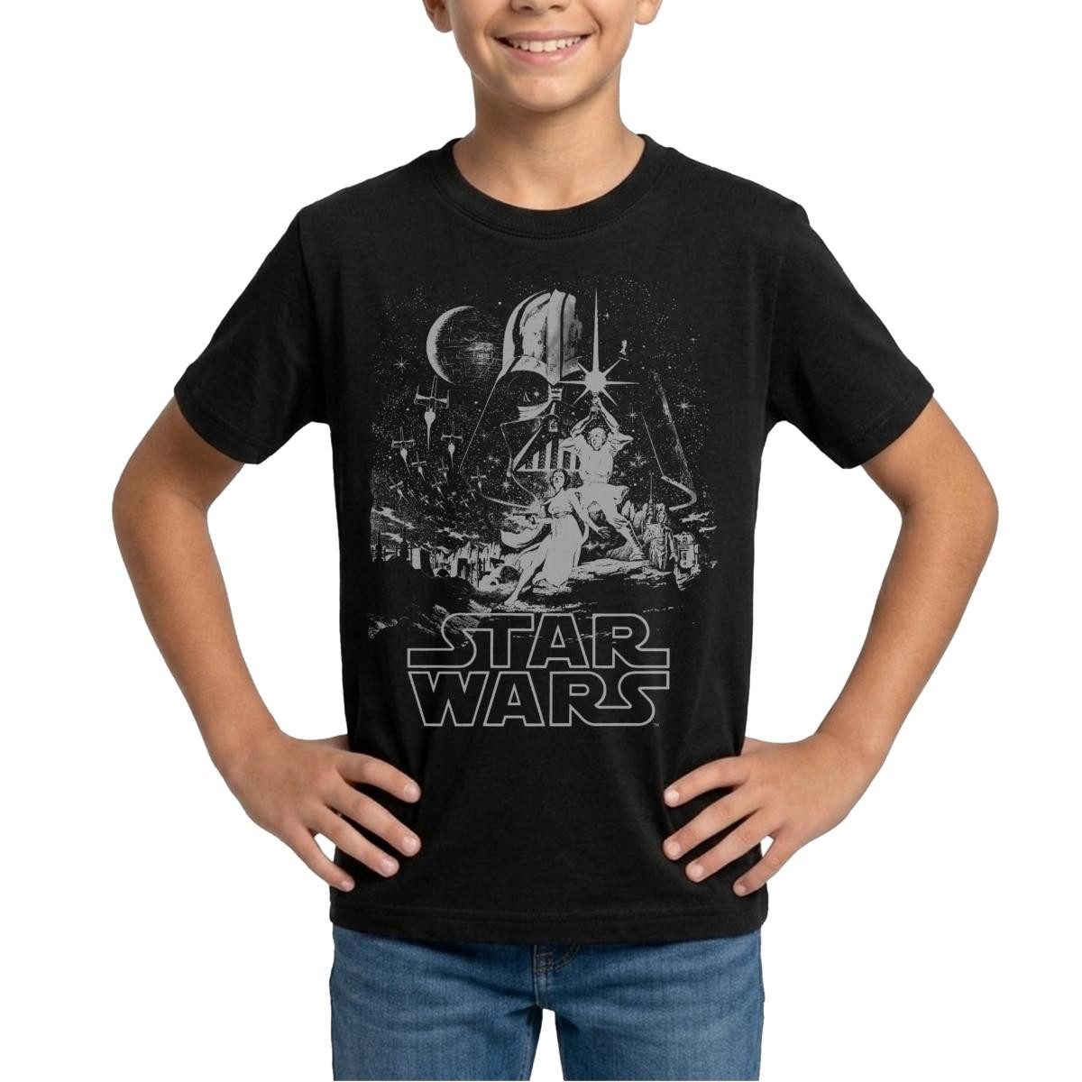 T-Shirt Star Wars Galaxie Darth Vader Retro Teenager T-Shirt