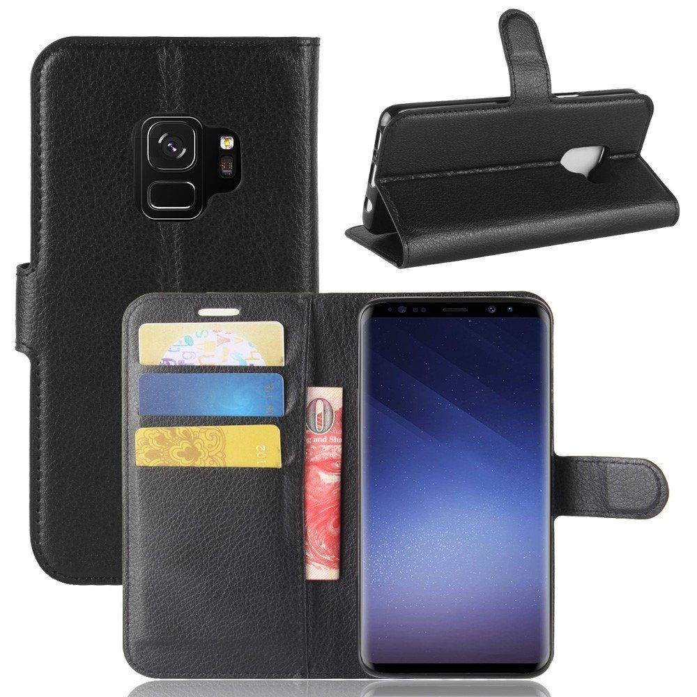 CoverKingz Handyhülle Hülle für Samsung Galaxy S9 Handyhülle Flip Case Schutz Tasche Schwarz
