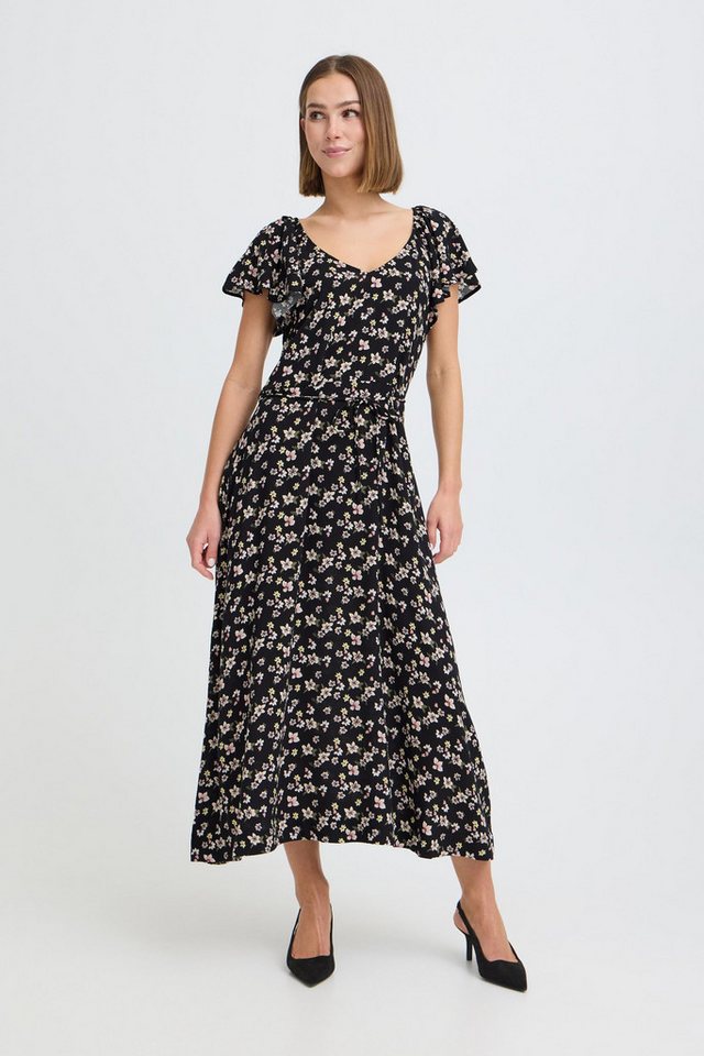 OXMO Midikleid OXNIlla Fließendes Midi-Kleid