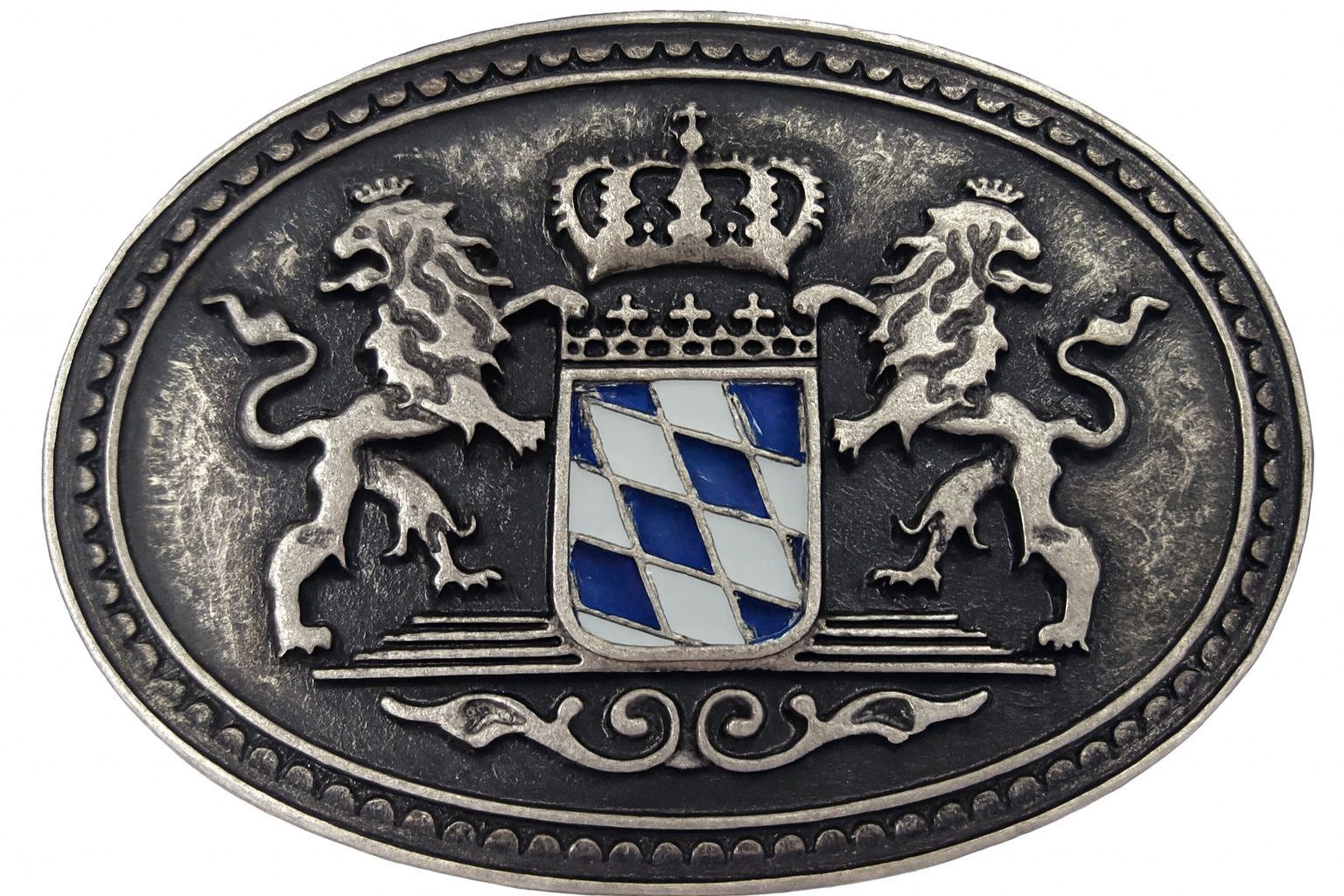 Pezzo D'oro Gürtelschnalle Wechselschnalle im Bayern-Design – Tradition trifft Stil Gürtelschnalle austauschbar