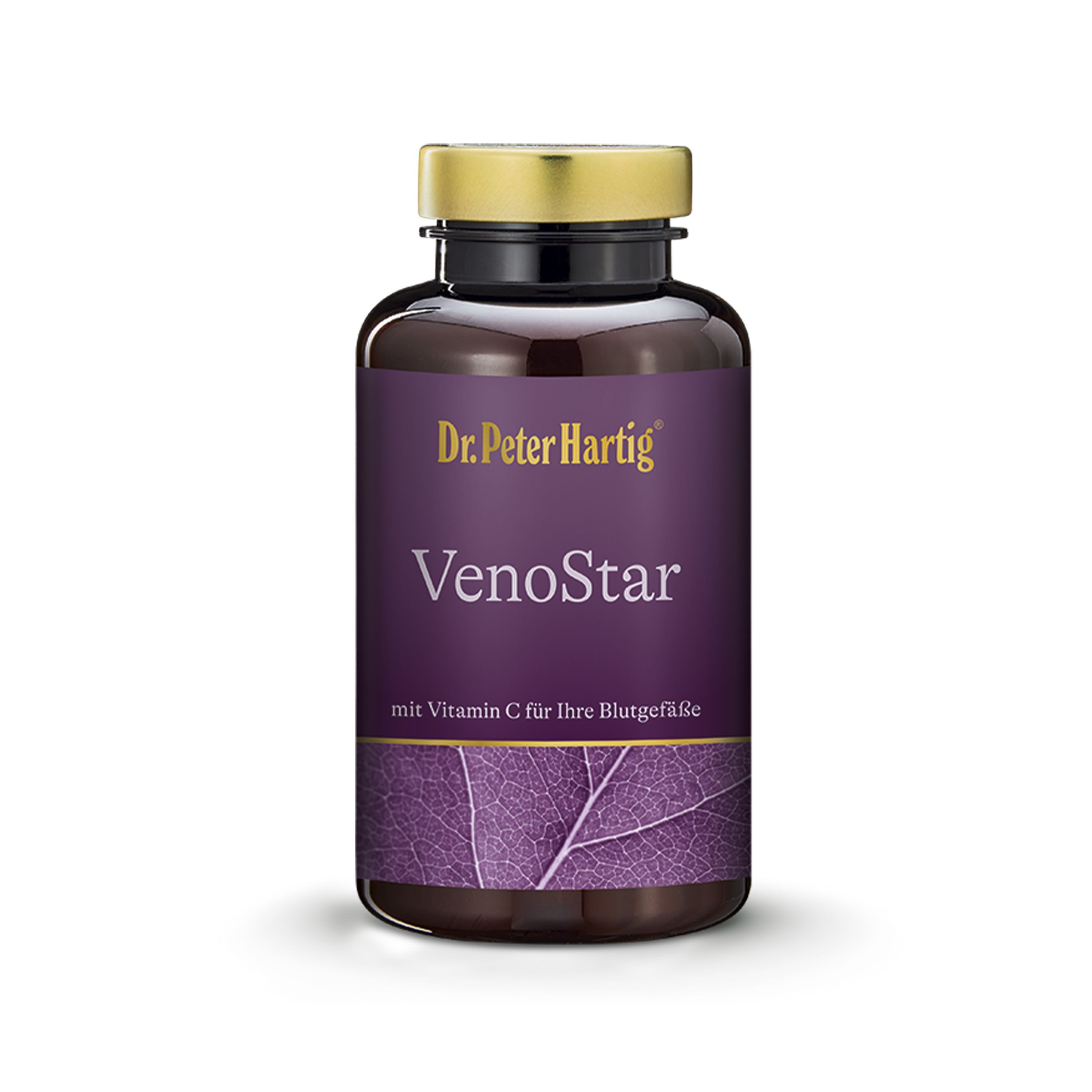 Dr. Peter Hartig VenoStar, stärkt Ihre Venen und Blutgefäße, Magnesium, Folsäure, Kapseln, 120 Kapseln, 2-Monats-Vorrat, à 70 g
