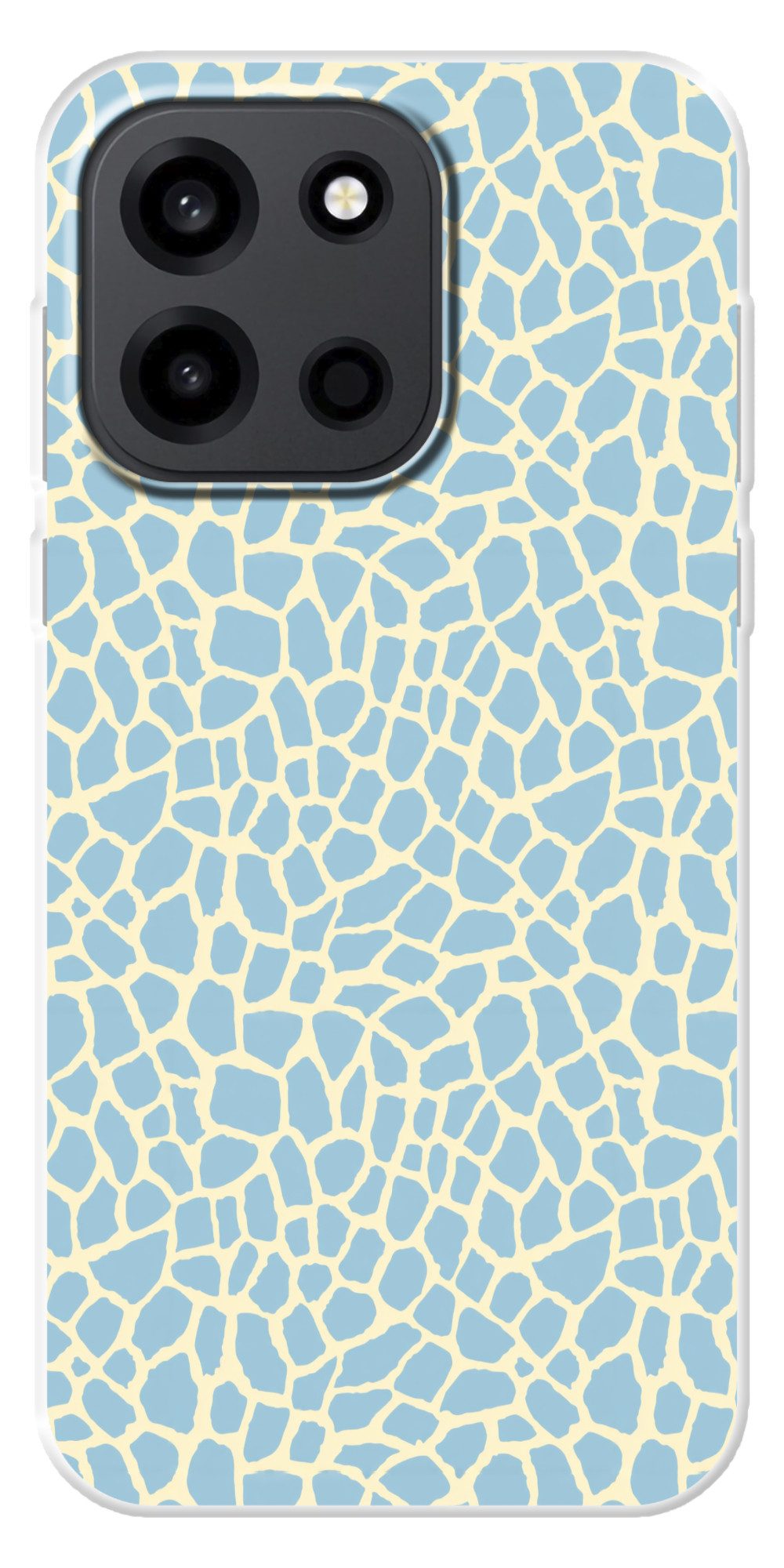 MuchoWow Handyhülle für OnePlus Turbo 6 5G Giraffe - Modern - Blau, Handy Case, Silikon, Bumper Case Dünn