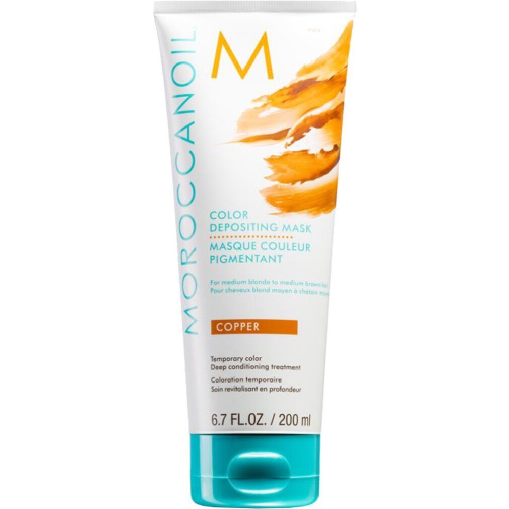 moroccanoil Haarmaske Color Depositing Haare färben Creme Maske für nährende Kupfer 200ml