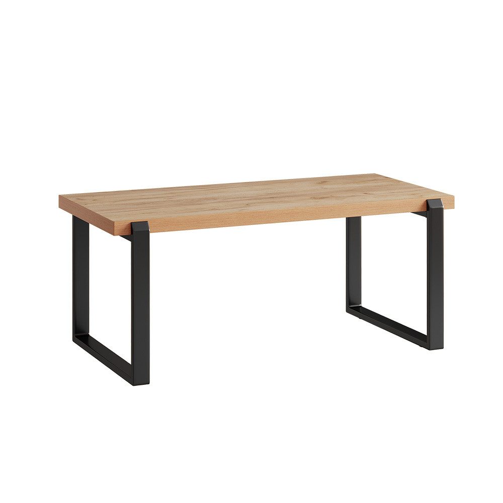 Vicco Couchtisch Halifax, Eiche rustikal/Schwarz, 110 günstig online kaufen