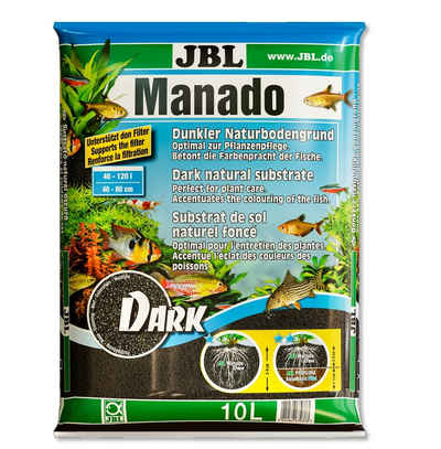JBL GmbH & Co. KG Aquarien-Substrat JBL Manado Dark 10 Liter dunkler Naturboden