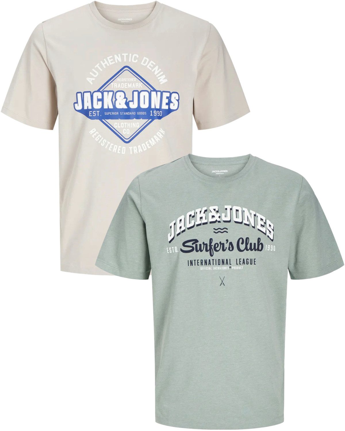 Jack & Jones Print-Shirt (Spar Set, günstig online kaufen