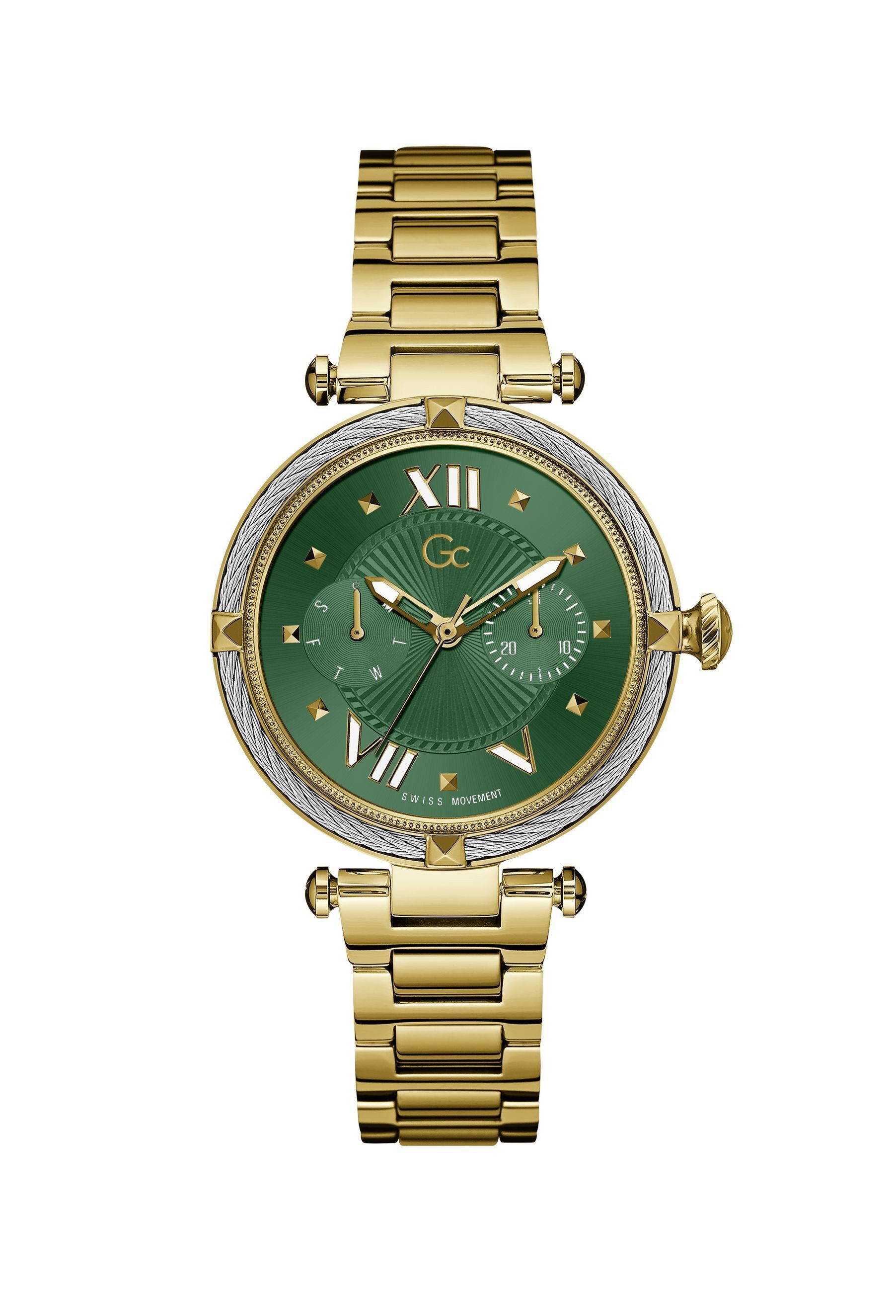 Guess Collection Quarzuhr GSC GC CABLECHIC, (1-tlg), Quarz-Analoguhr