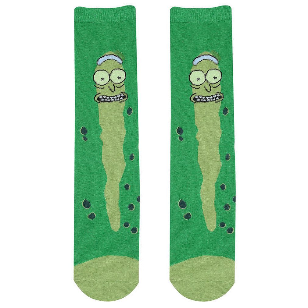 Rick and Morty Freizeitsocken Pickle Rick Strümpfe Gurkenrick Gurke