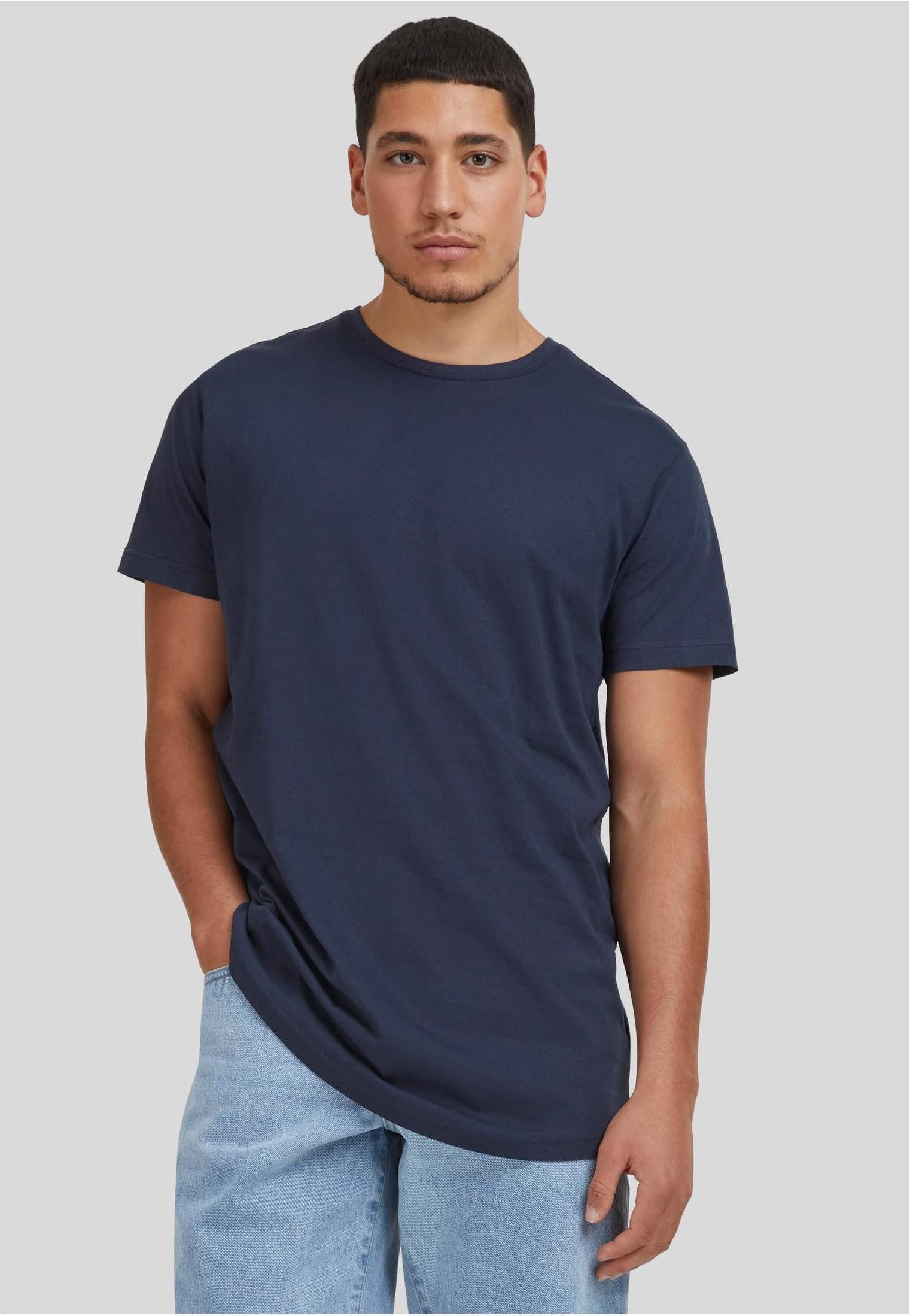 URBAN CLASSICS Rundhalsshirt Shaped Long Tee Herren T-Shirt