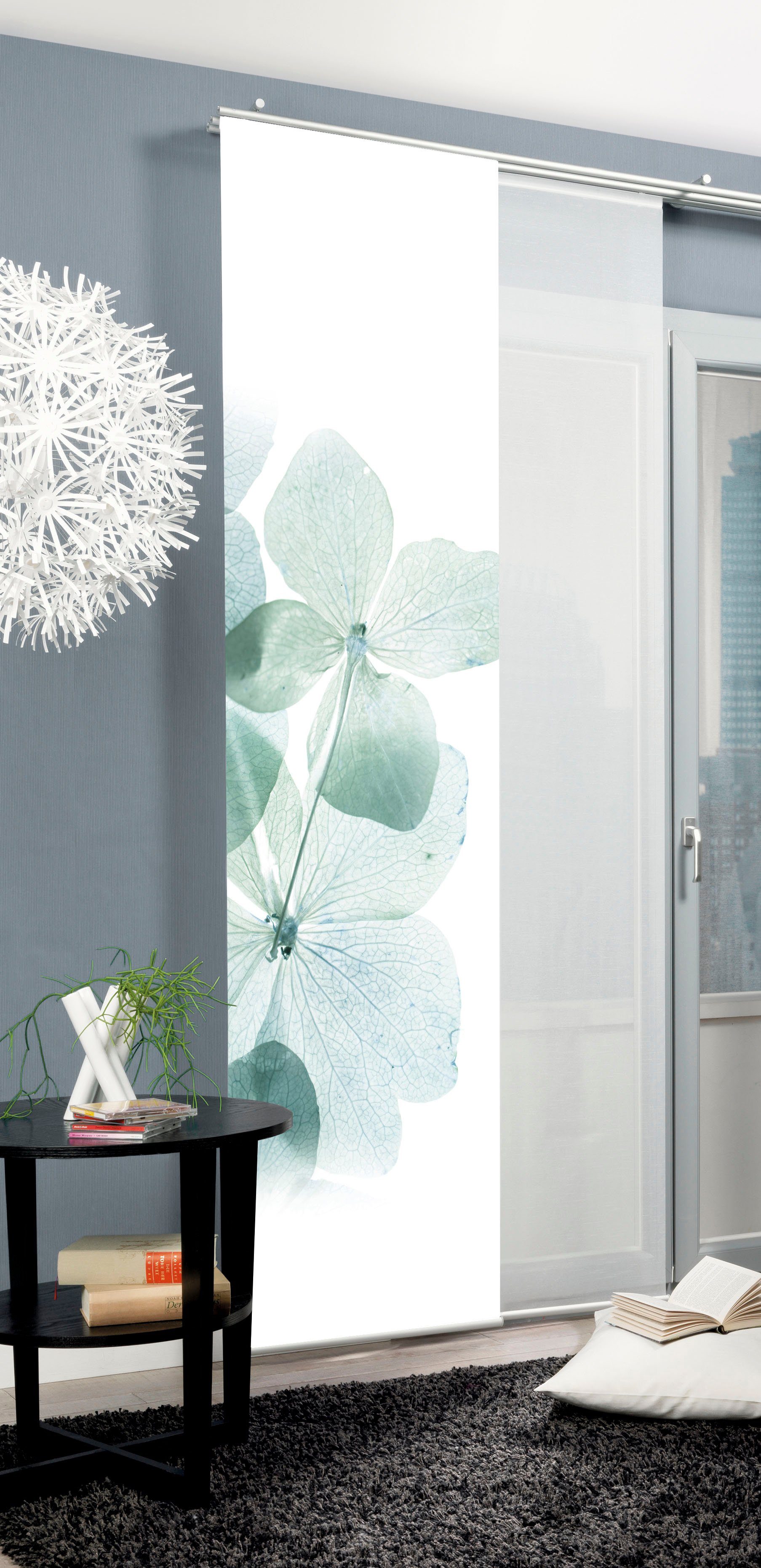 HOME WOHNIDEEN Schiebegardine BONITA (1 St), Paneelwagen, blickdicht, Schie günstig online kaufen