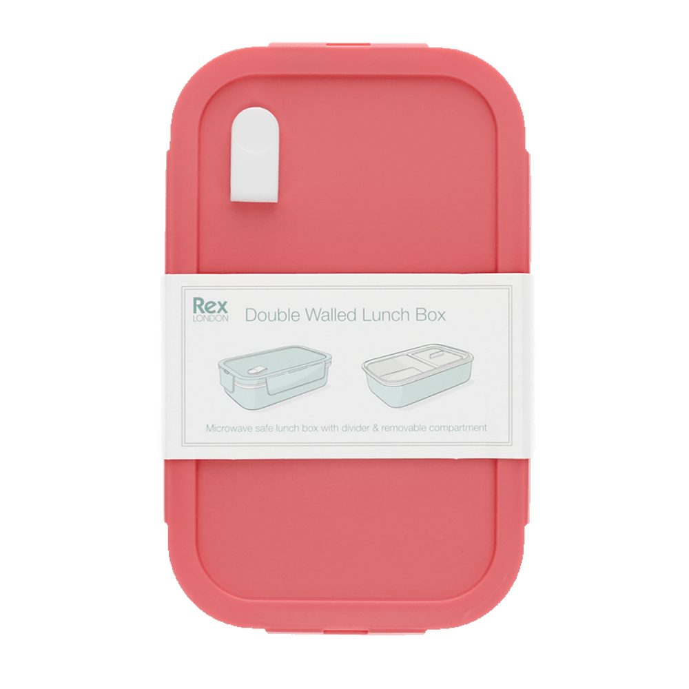 Rex London Lunchbox Doppelwandige Lunchbox mit Trennwand Vesperdose Brotdose