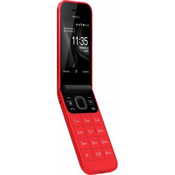 Nokia 2720 4GB - Handy - rot Smartphone (2,8 Zoll, 4 GB Speicherplatz)