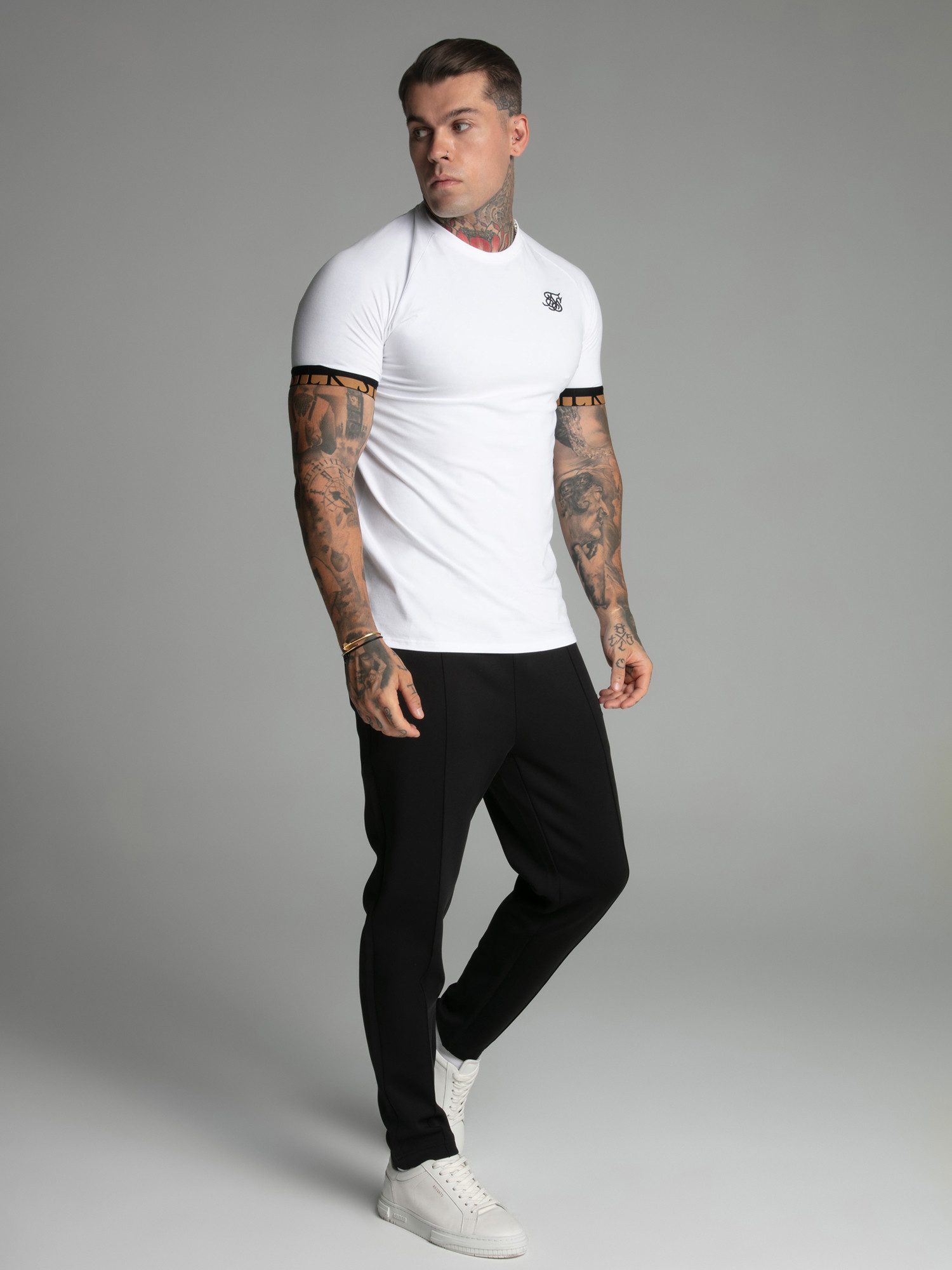 Siksilk Jogger Pants SikSilk Herren Schwarze Smart Jogginghose günstig online kaufen