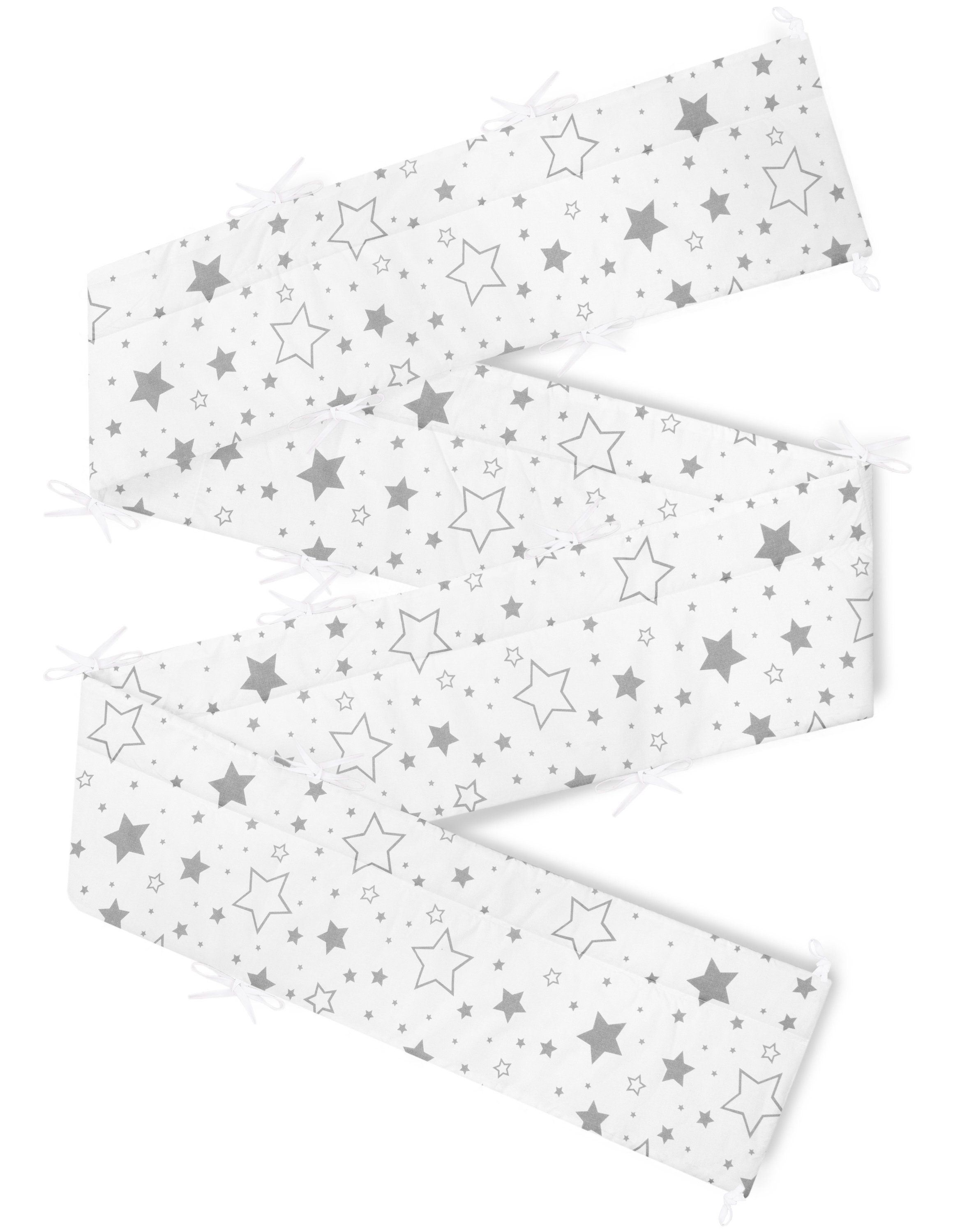 Amilian Bettnestchen Bettumrandung 420x30 cm für Babybett 140 x 70 cm geeig günstig online kaufen