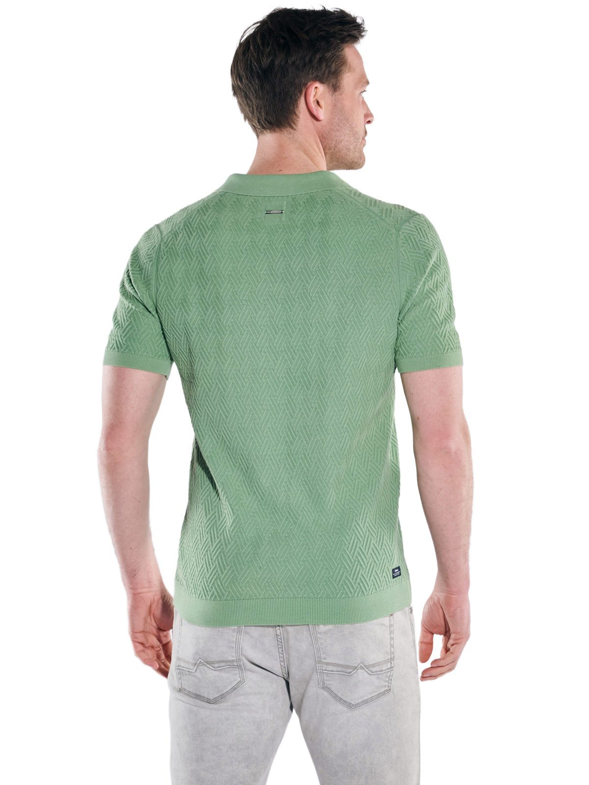 Engbers Poloshirt Herren Strick Polo-Shirt, Gruen
