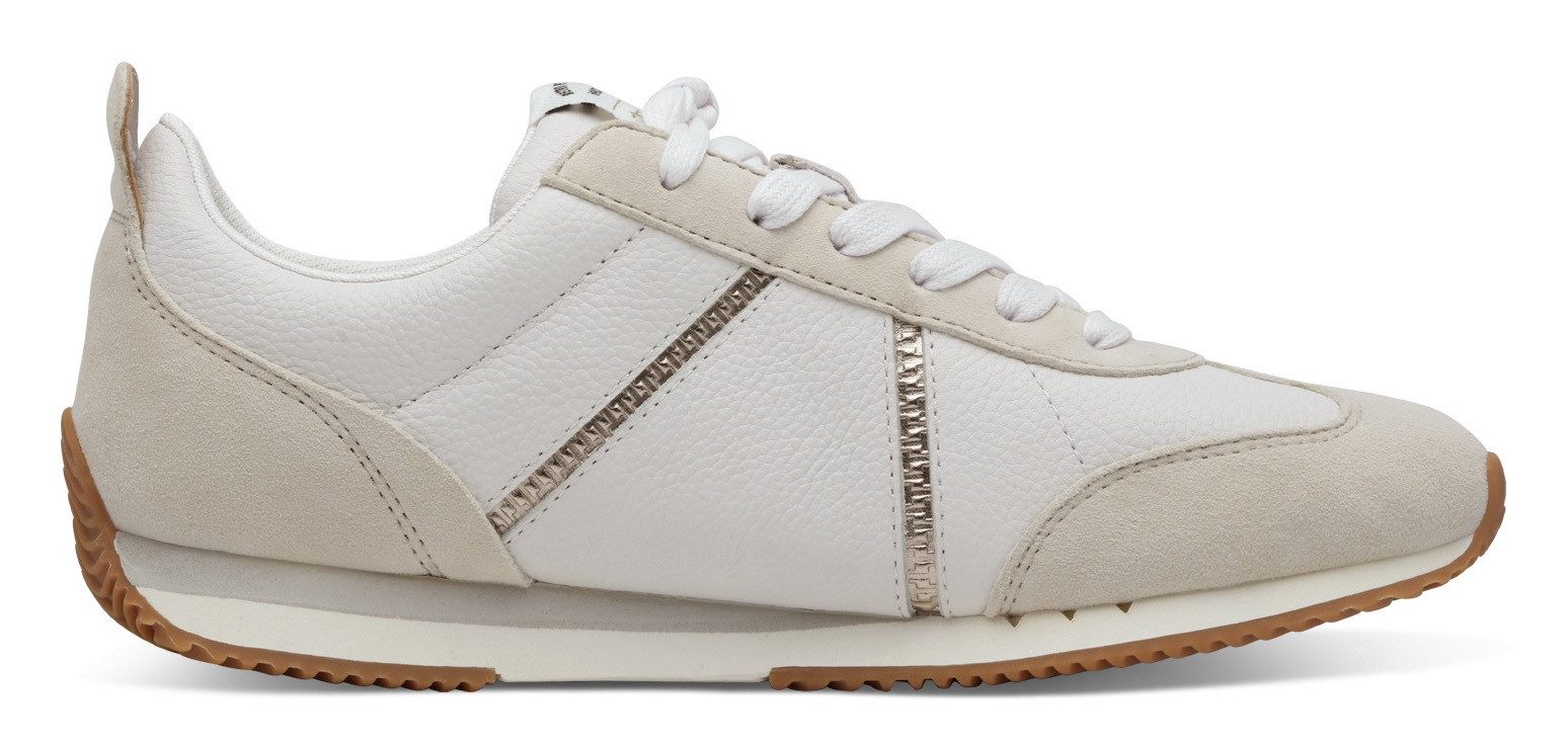 Tamaris Sneaker, Freizeitschuh, Halbschuh, Schnürschuh mit Logoaufnäher