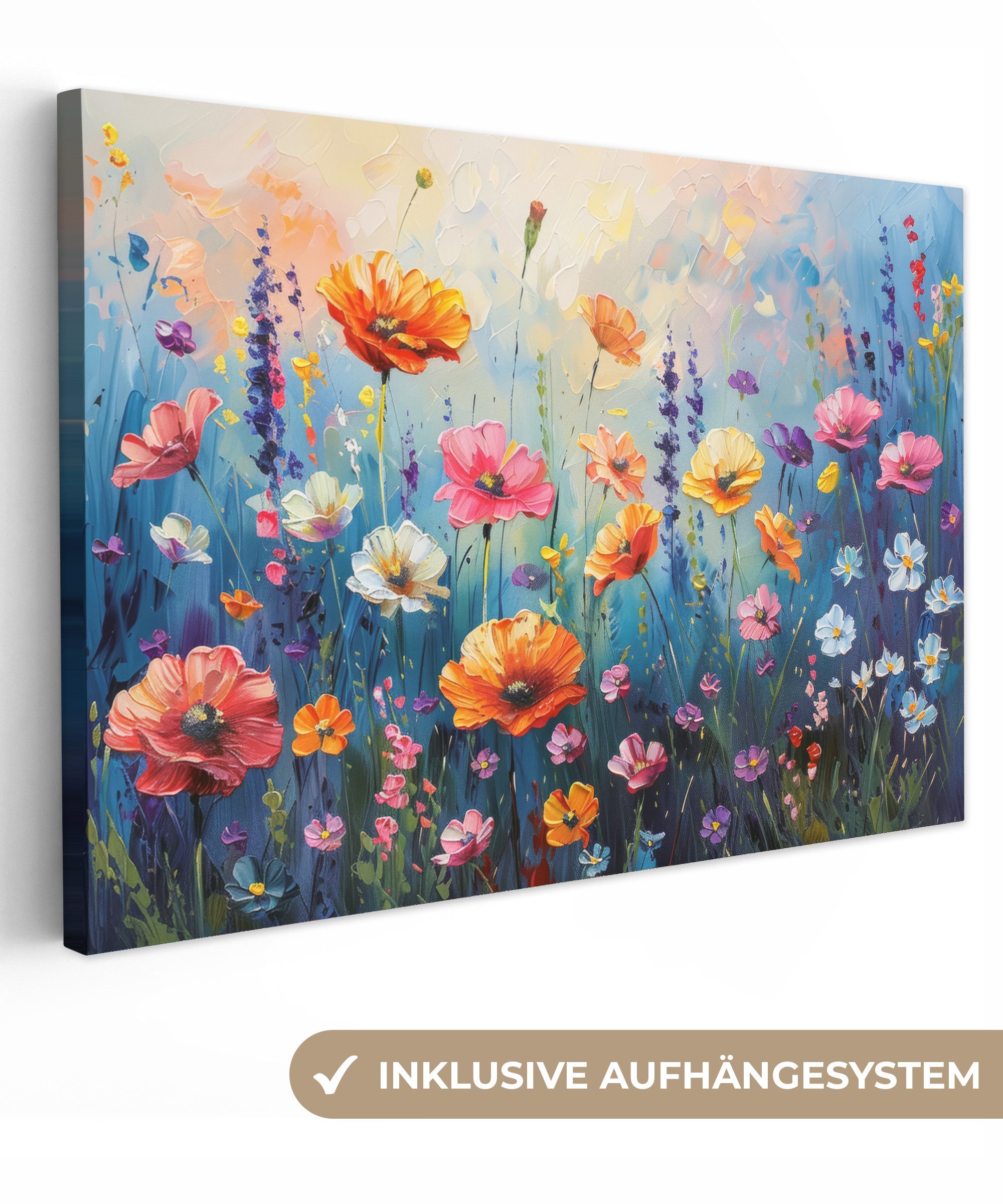 OneMillionCanvasses® Leinwandbild Blumen - Natur - günstig online kaufen