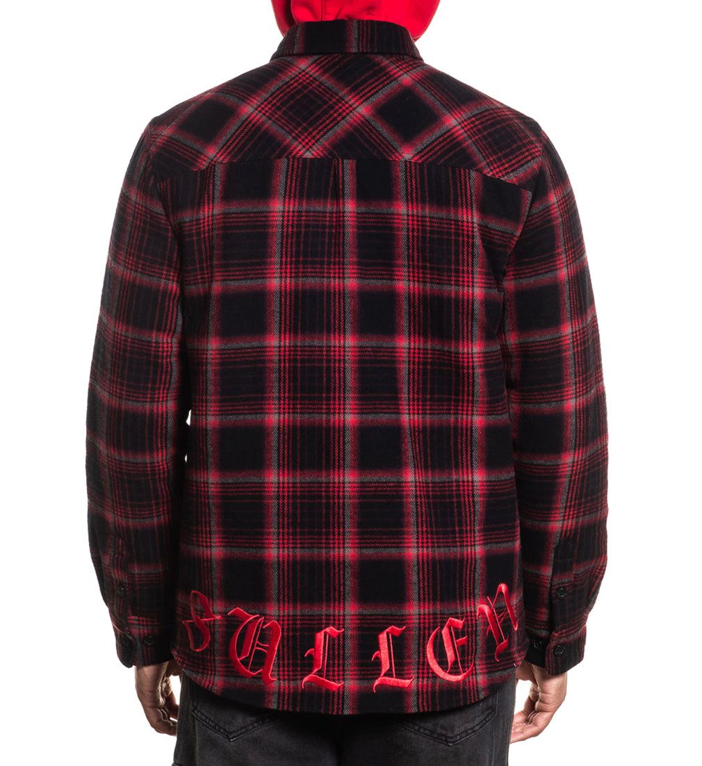 Sullen Clothing Hemdjacke So Cal Hooded Flannel Jacket Flanell Kapuzenjacke