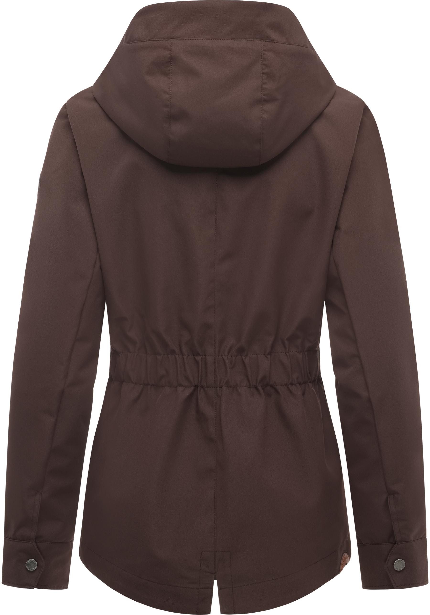 Ragwear Outdoorjacke Monadde Wasserdichte Übergangsjacke mit Kapuze