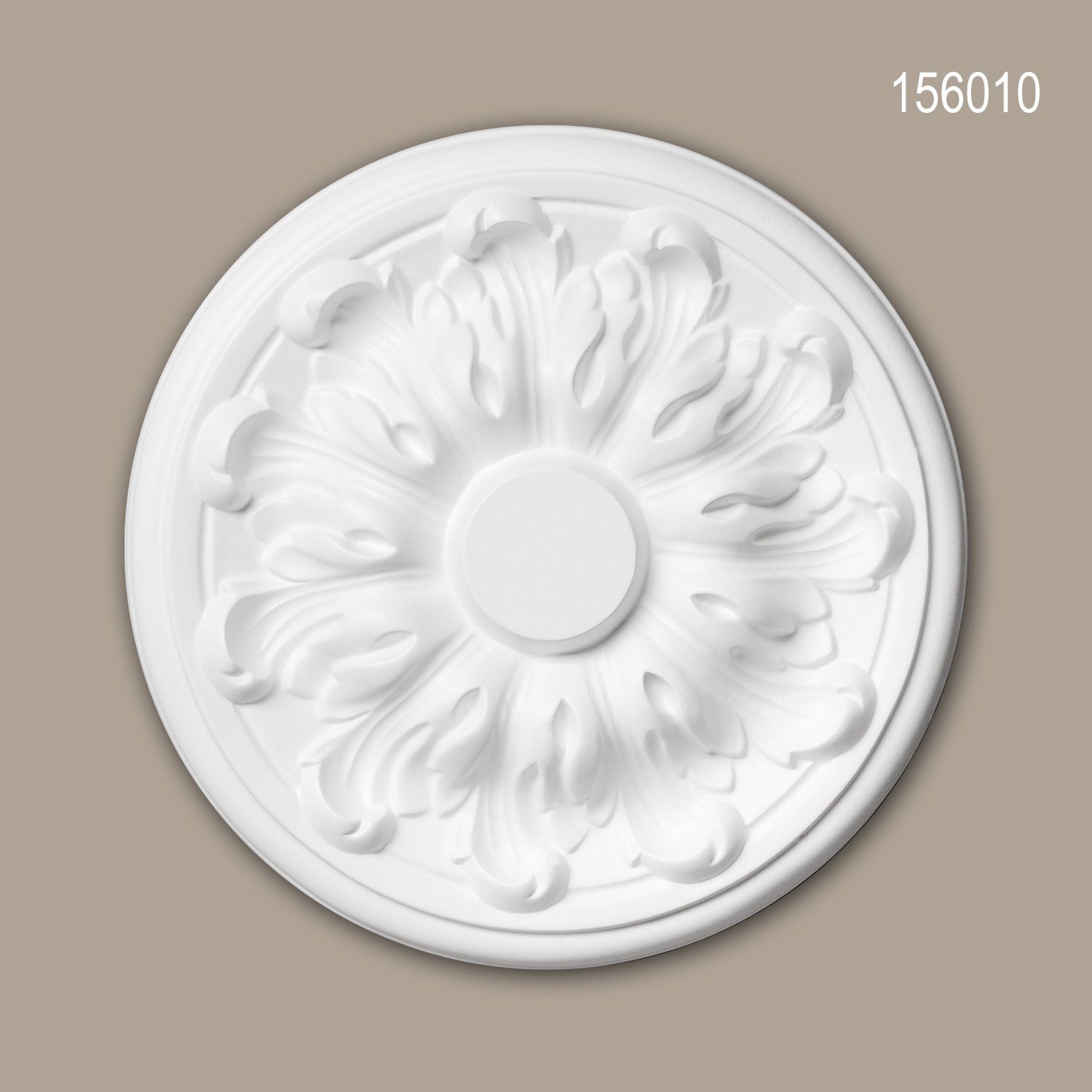 Decken-Rosette 156010 Rosette aus Polyurethan Deckenrosette Zierelement Ø 19,3 cm