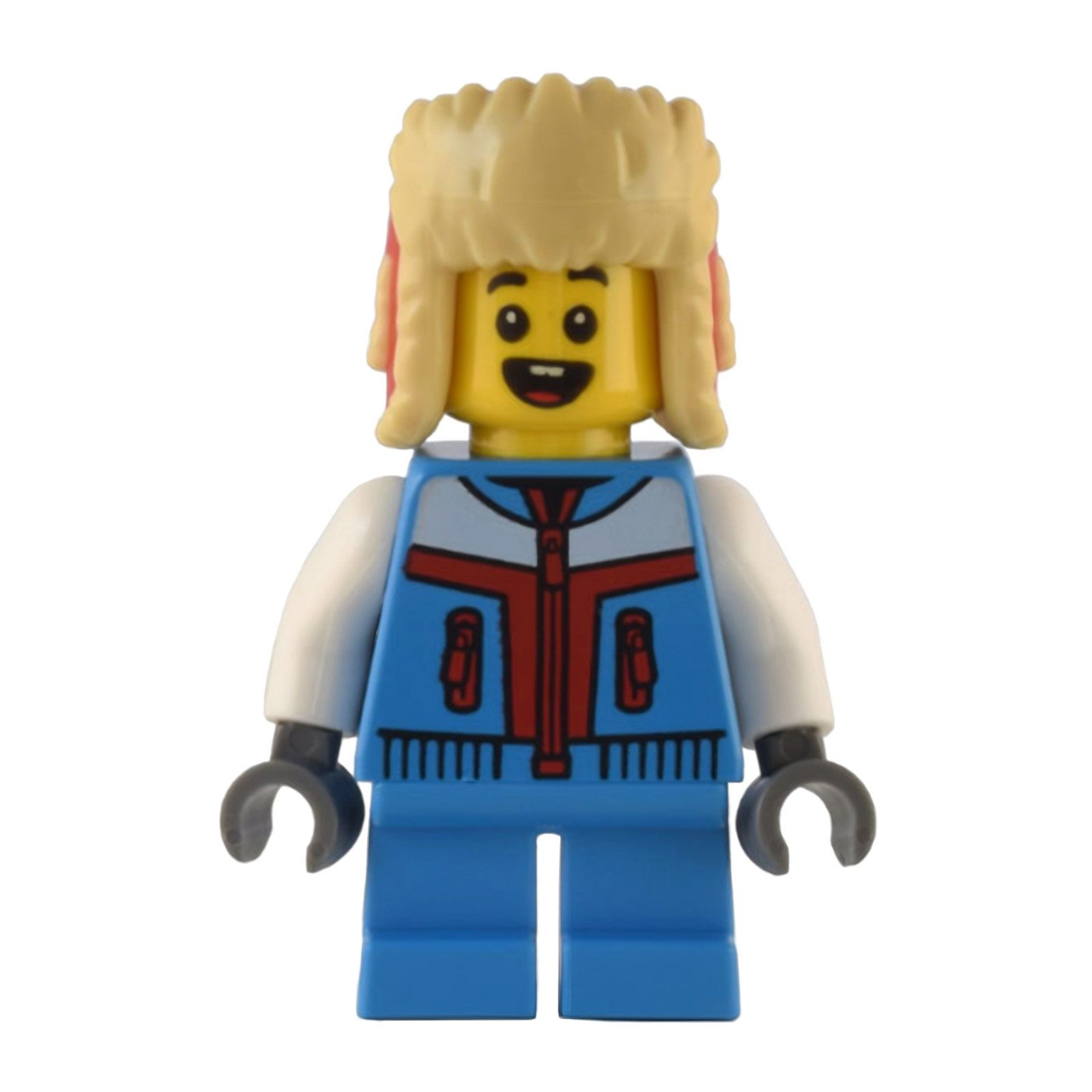 LEGO® LEGO Minifigur Child - Boy, Dark Azure Jacket and Short Legs (hol288) Spielbausteine