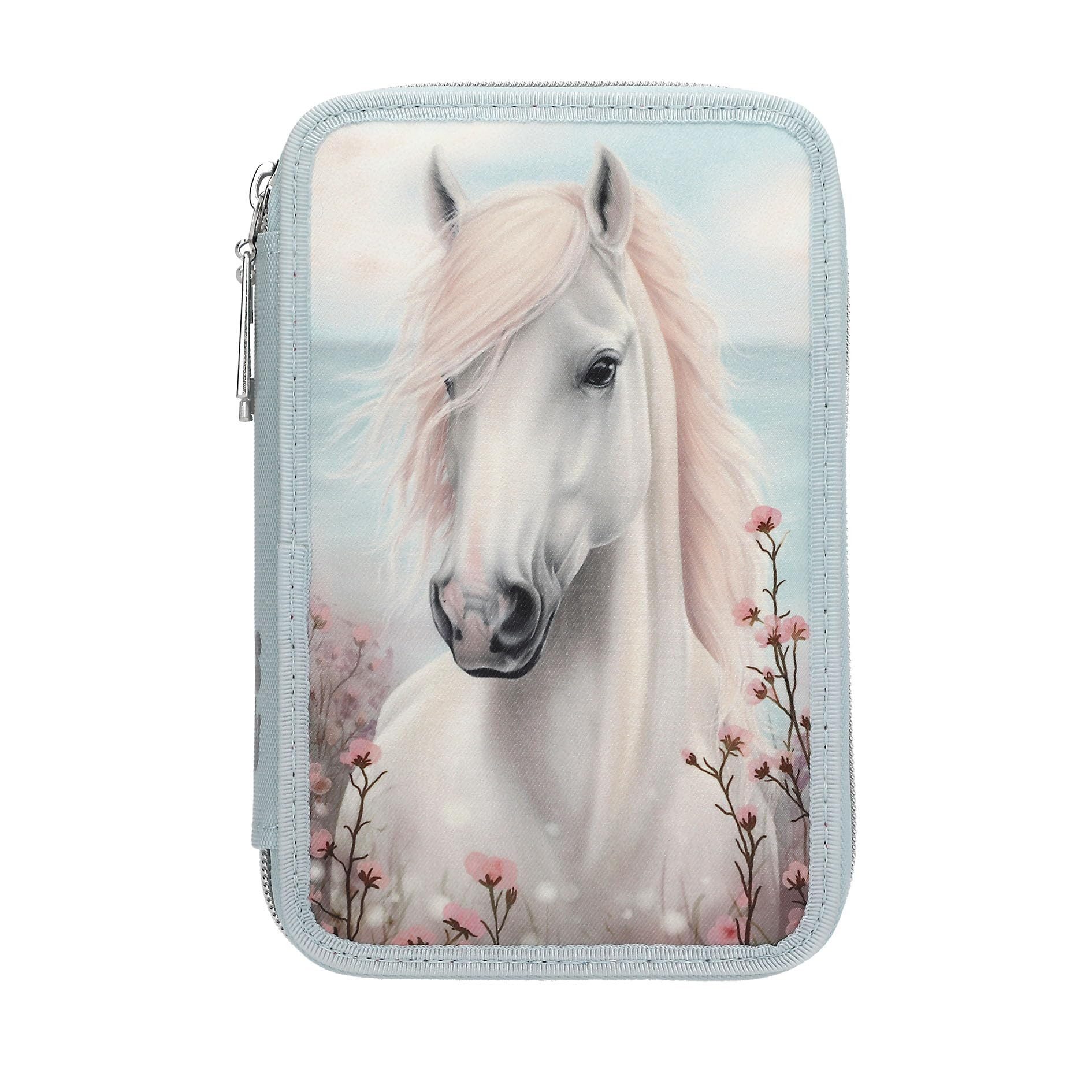 Depesche Federtasche DEPESCHE Miss Melody Federtasche 2 Fächer hellblau