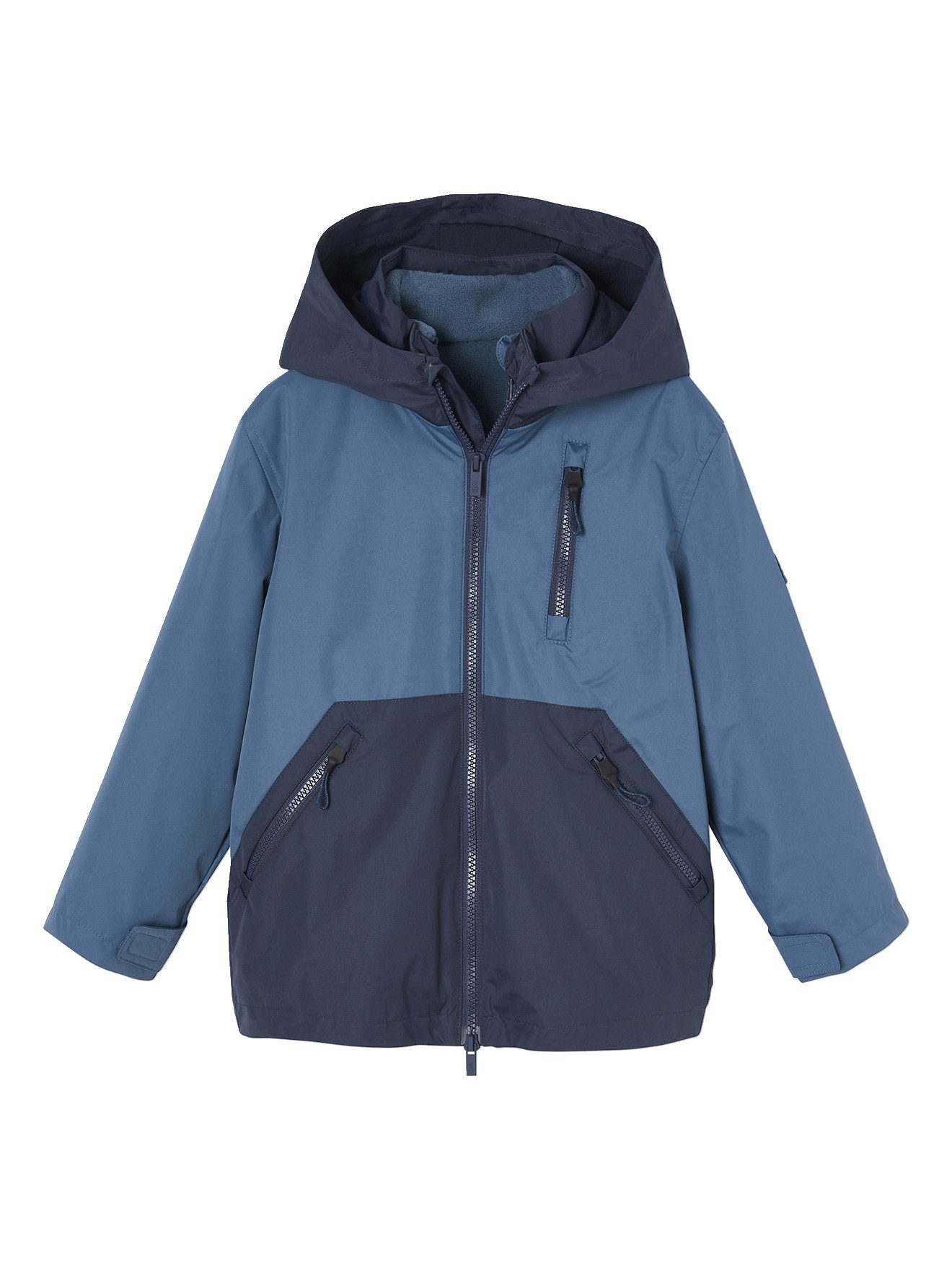 Parka Jungen-Jacke mit Fleecejacke
