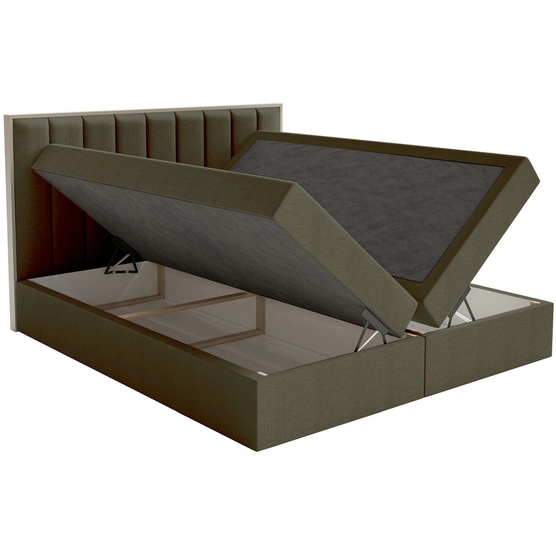 Selsey Boxbett TOGENTS, mit Bettkasten, Topper & Matratze, Chenille hydrophob